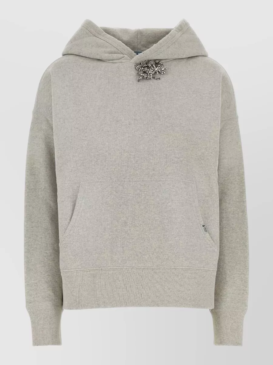 Prada cotton oversized hoodie
