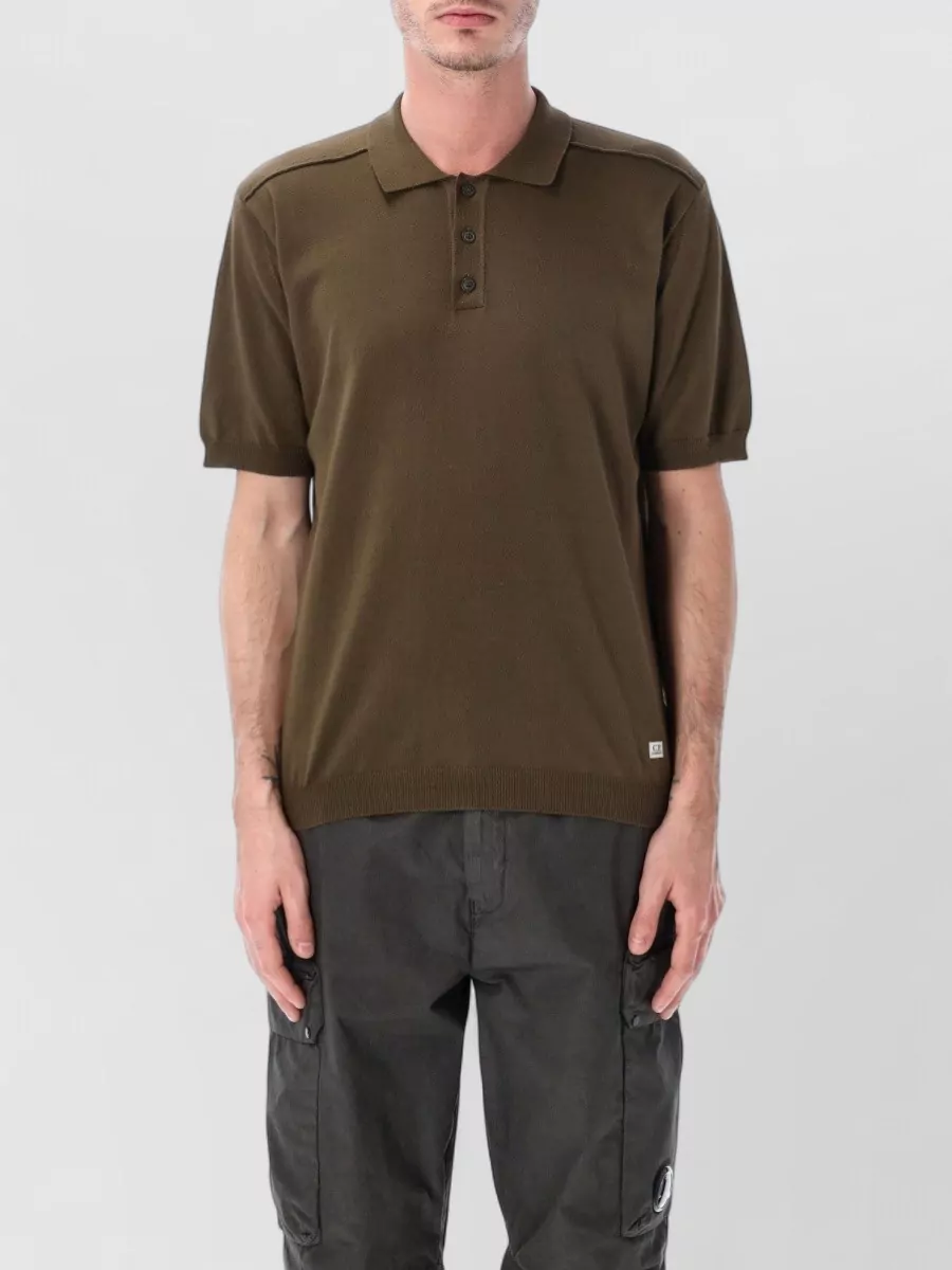 C.P. Company cotton short-sleeve polo shirt