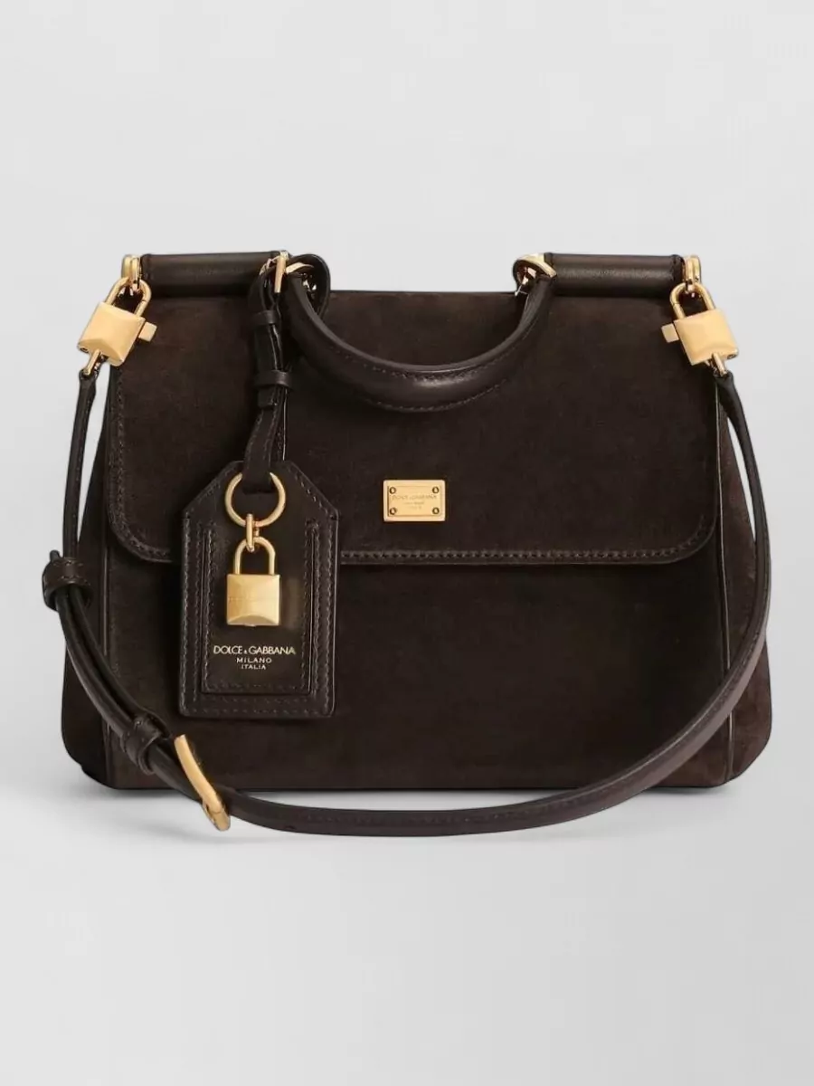 Dolce&Gabbana My Sicily Small Leather Shoulder Bag