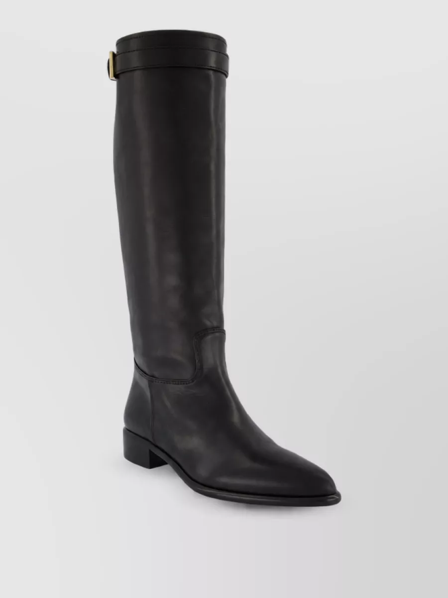 Prada leather ankle boots
