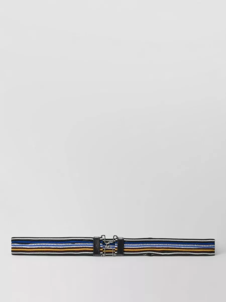 Prada Striped belt