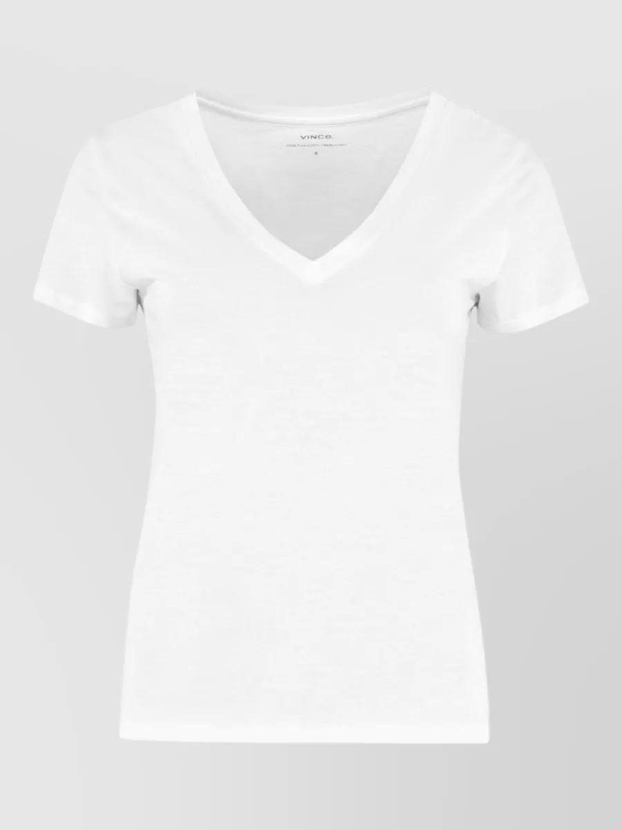 Vince cotton v-neck t-shirt