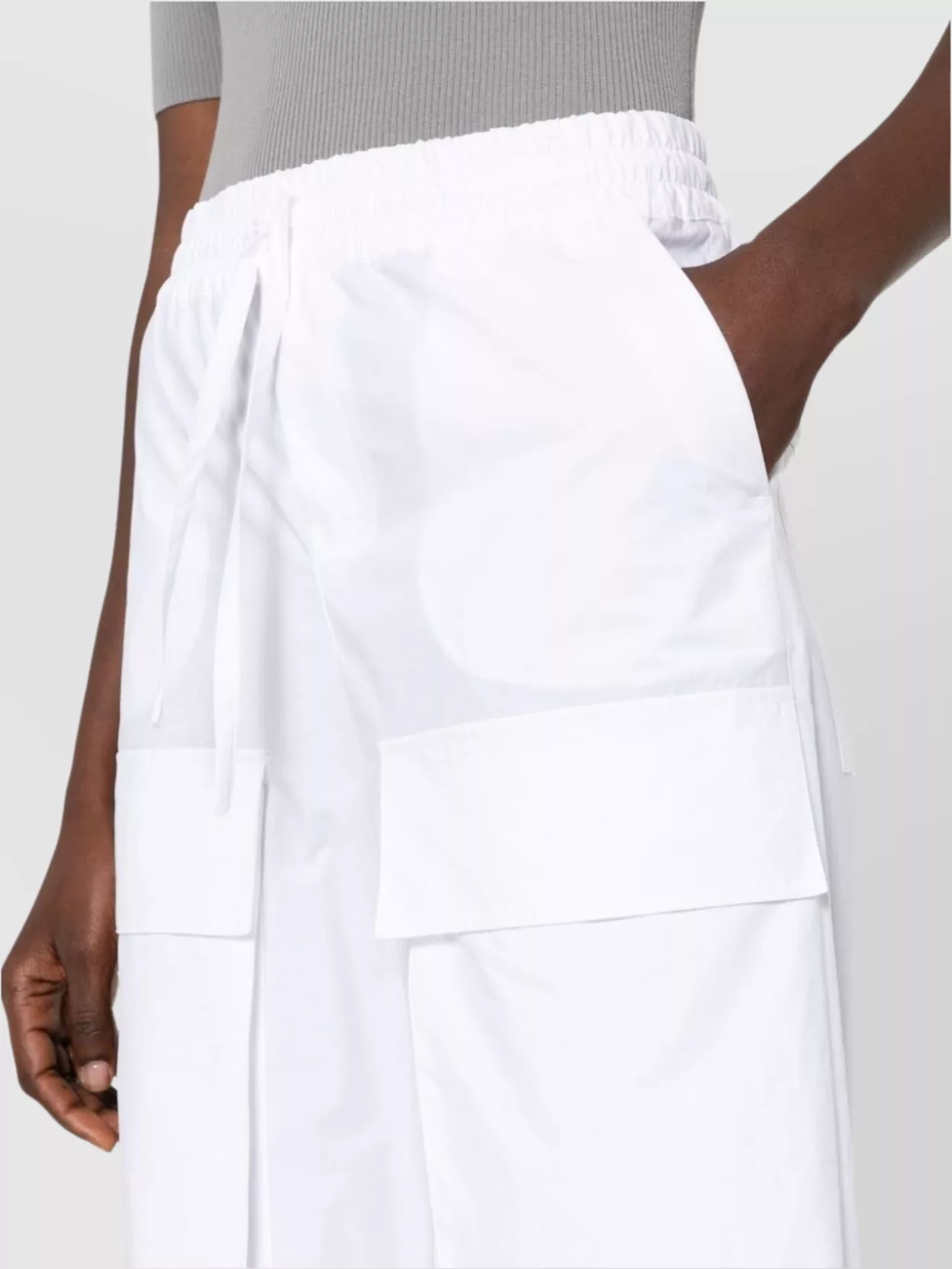 Parosh Straight-Leg Cargo Trousers In Cotton