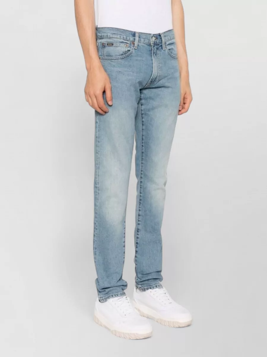 Polo Ralph Lauren Silk Denim Straight-Leg Jeans