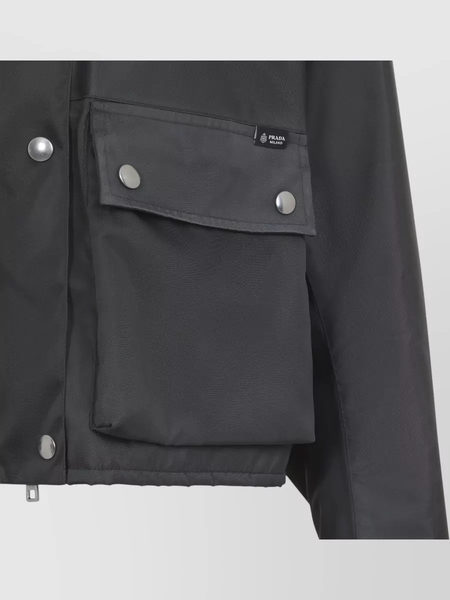Prada Cropped Single-Breasted Jacket