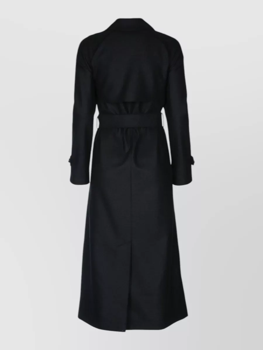 Harris Wharf London Wool Long Trench Coat