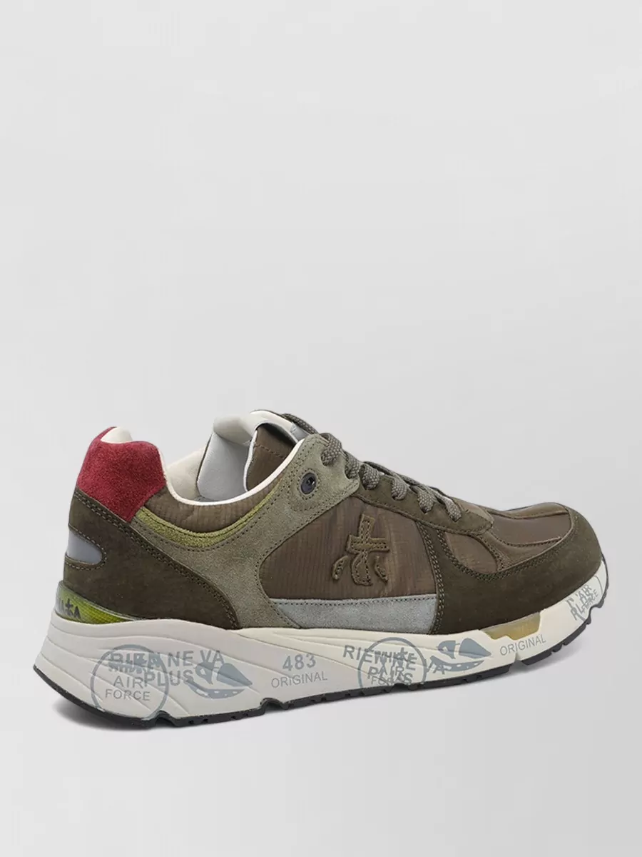 Premiata Mase Sneakers Low Top Round Toe Suede