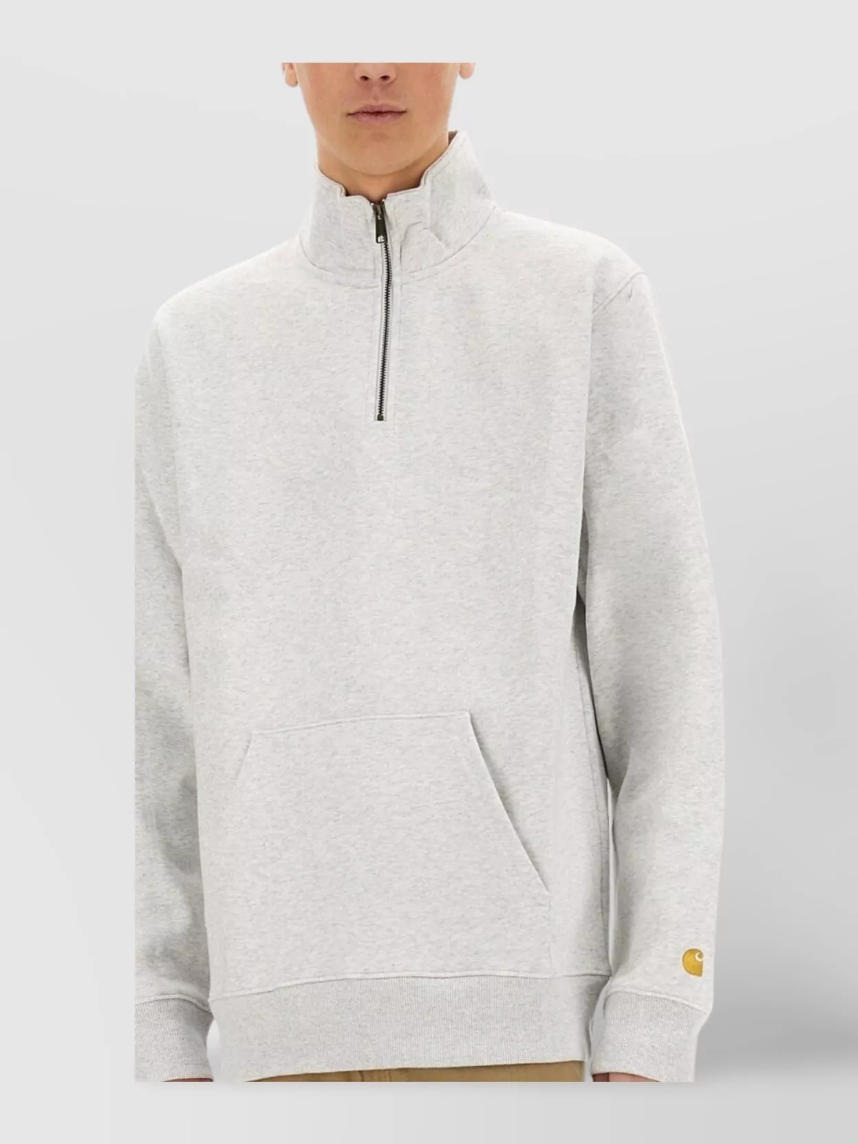 Carhartt Wip Half Zipper Sweatshirt Kangaroo Pocket