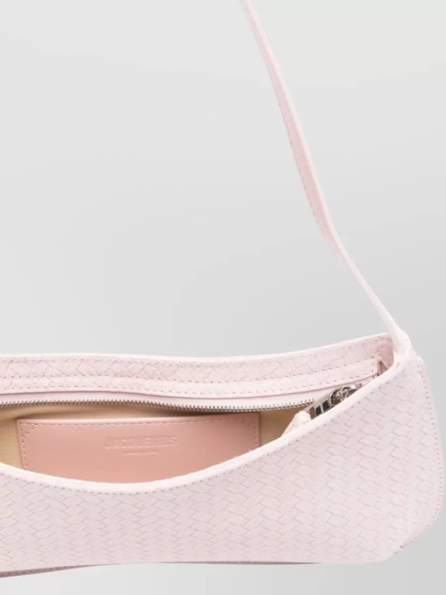 Jacquemus Le Bisou Leather Curved Shoulder Bag