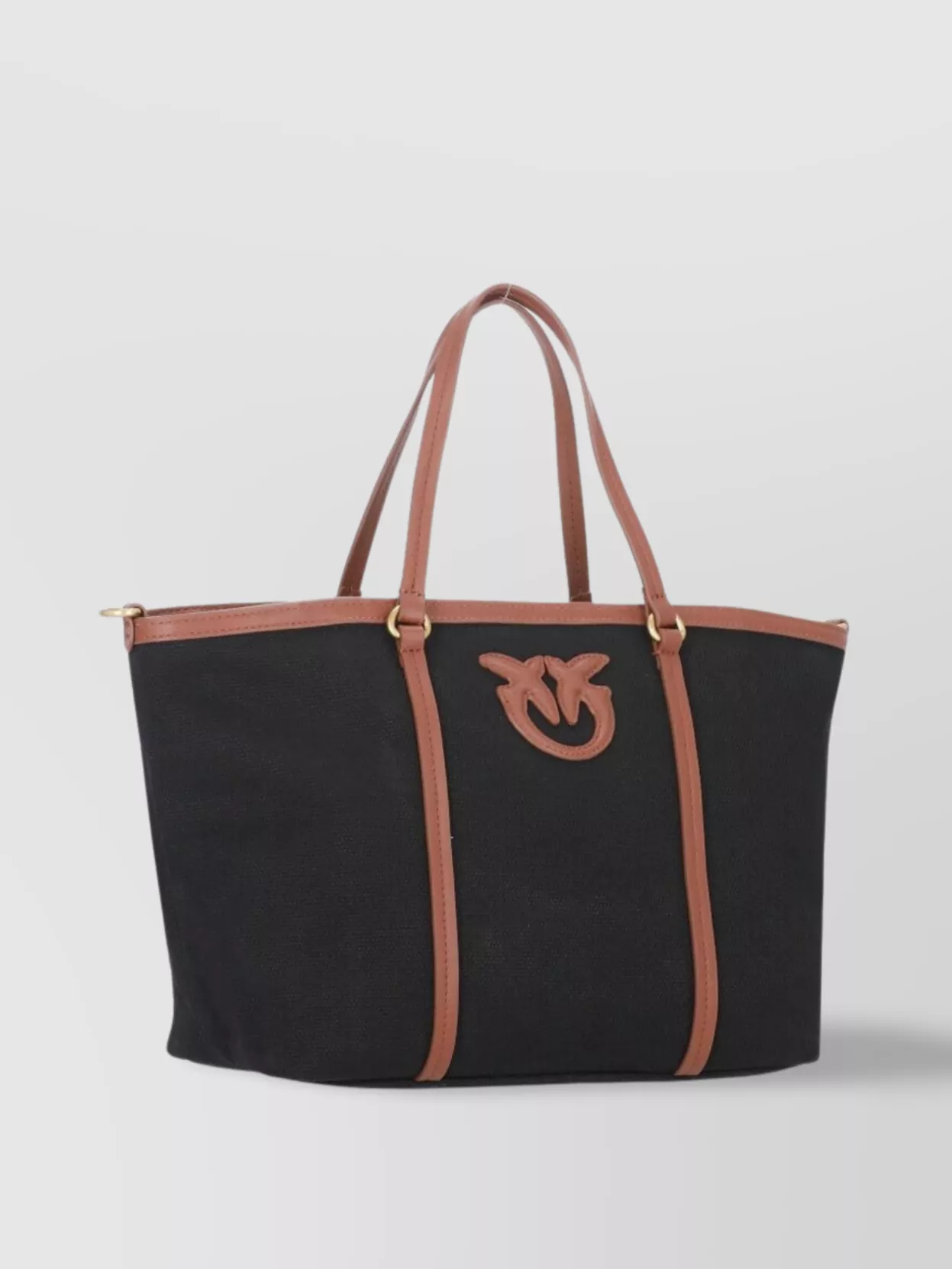 Pinko Cotton Handbag With Adjustable Strap And Dual Handles