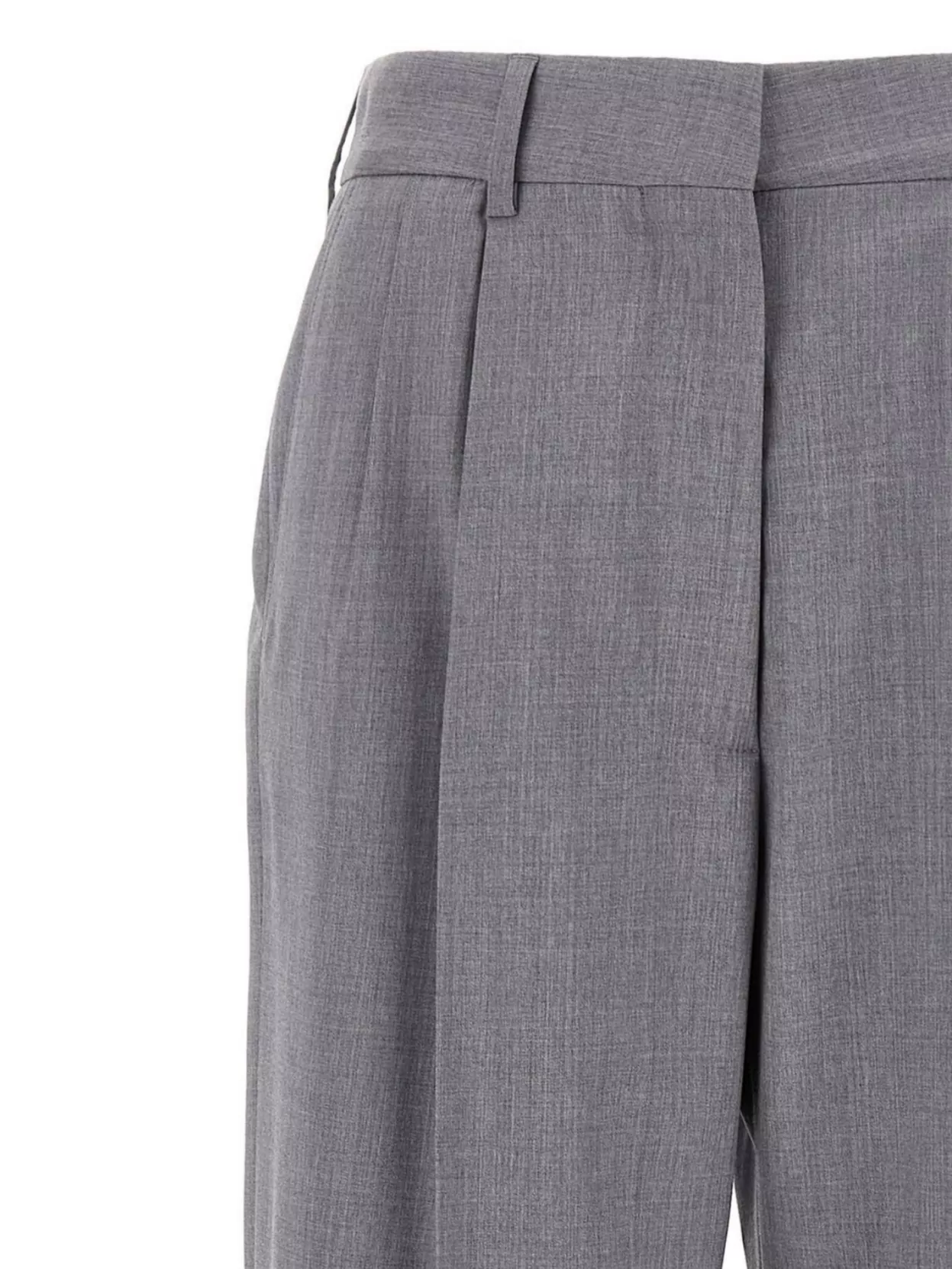 Blazé Milano Front Pleated Wide Leg Trousers With Pockets