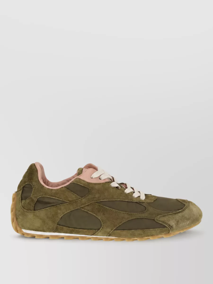 Bottega Veneta Leather Lace-Up Sneakers
