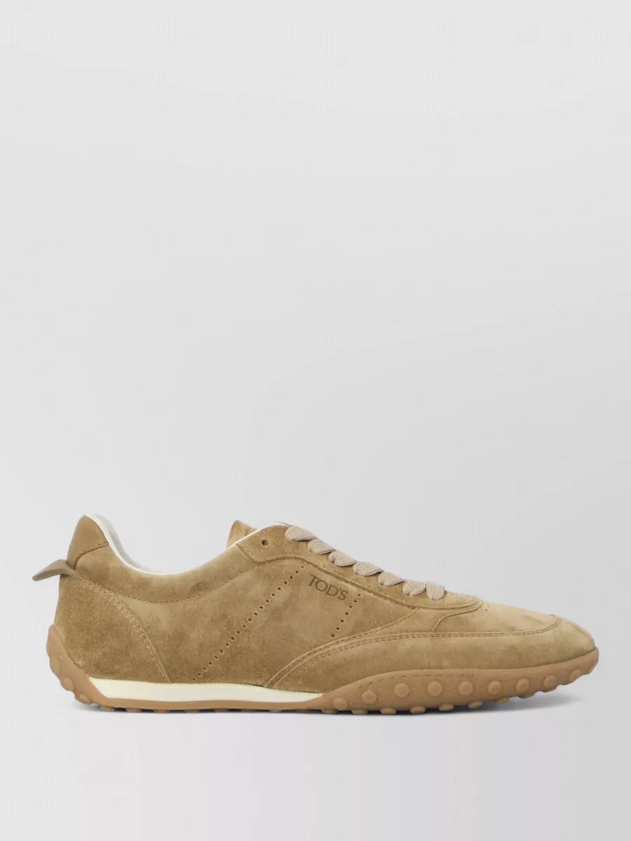 Tod's Suede Lace-Up Sneakers