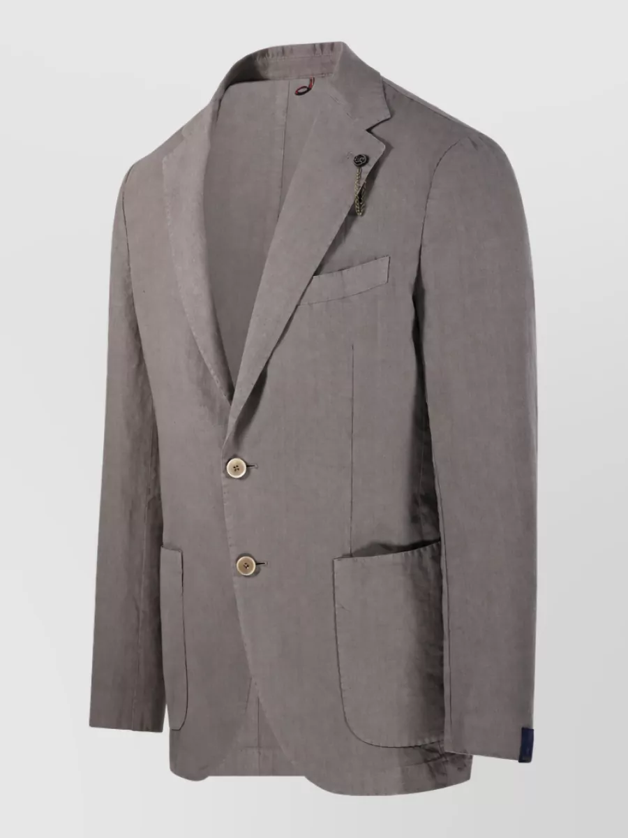 Santaniello Linen Suit Jacket