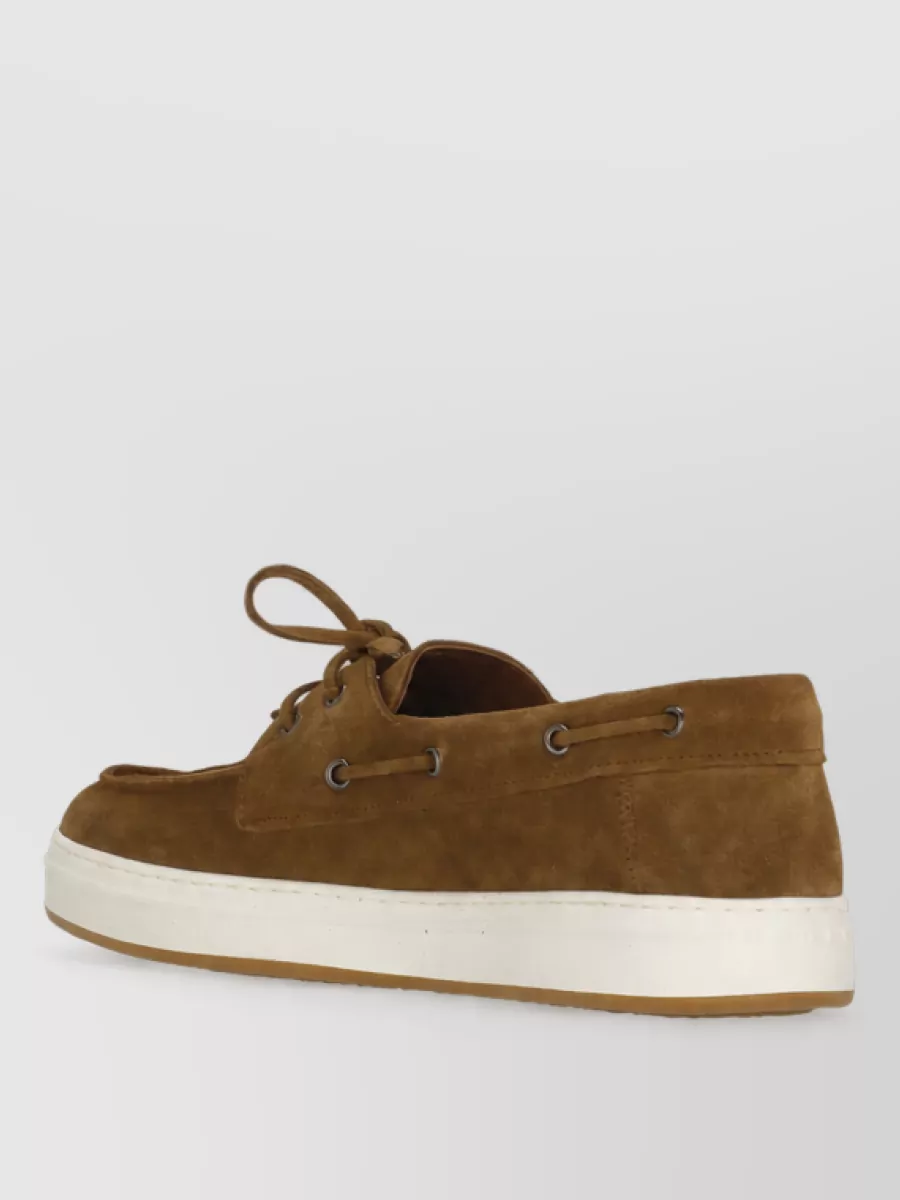 Hogan Leather Boat Shoes