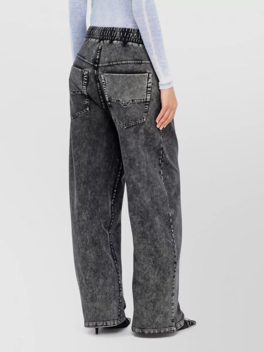 Diesel Wide-Leg Denim Jeans
