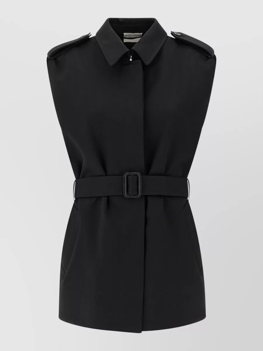 The Row Usuaia Trench Coat Belted Waist Design