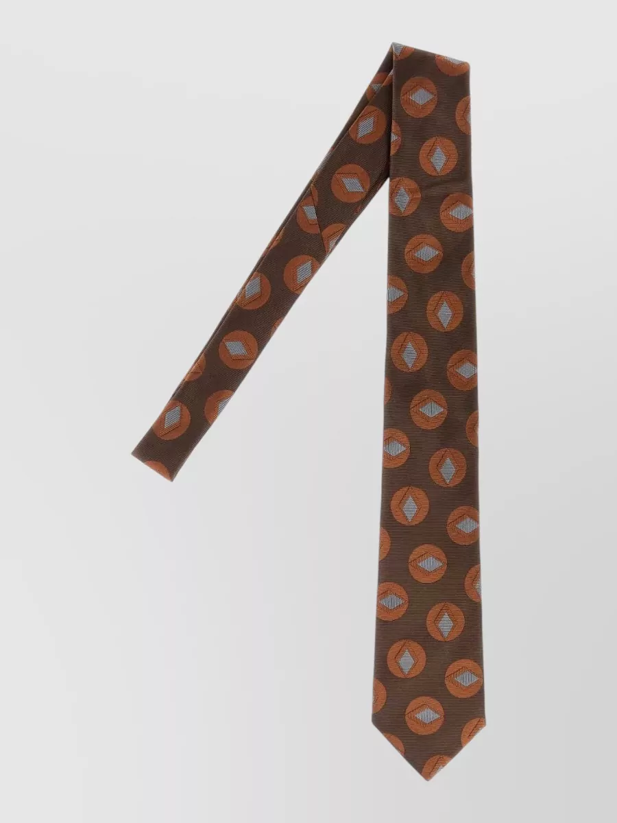 Giorgio Armani embroidered silk tie