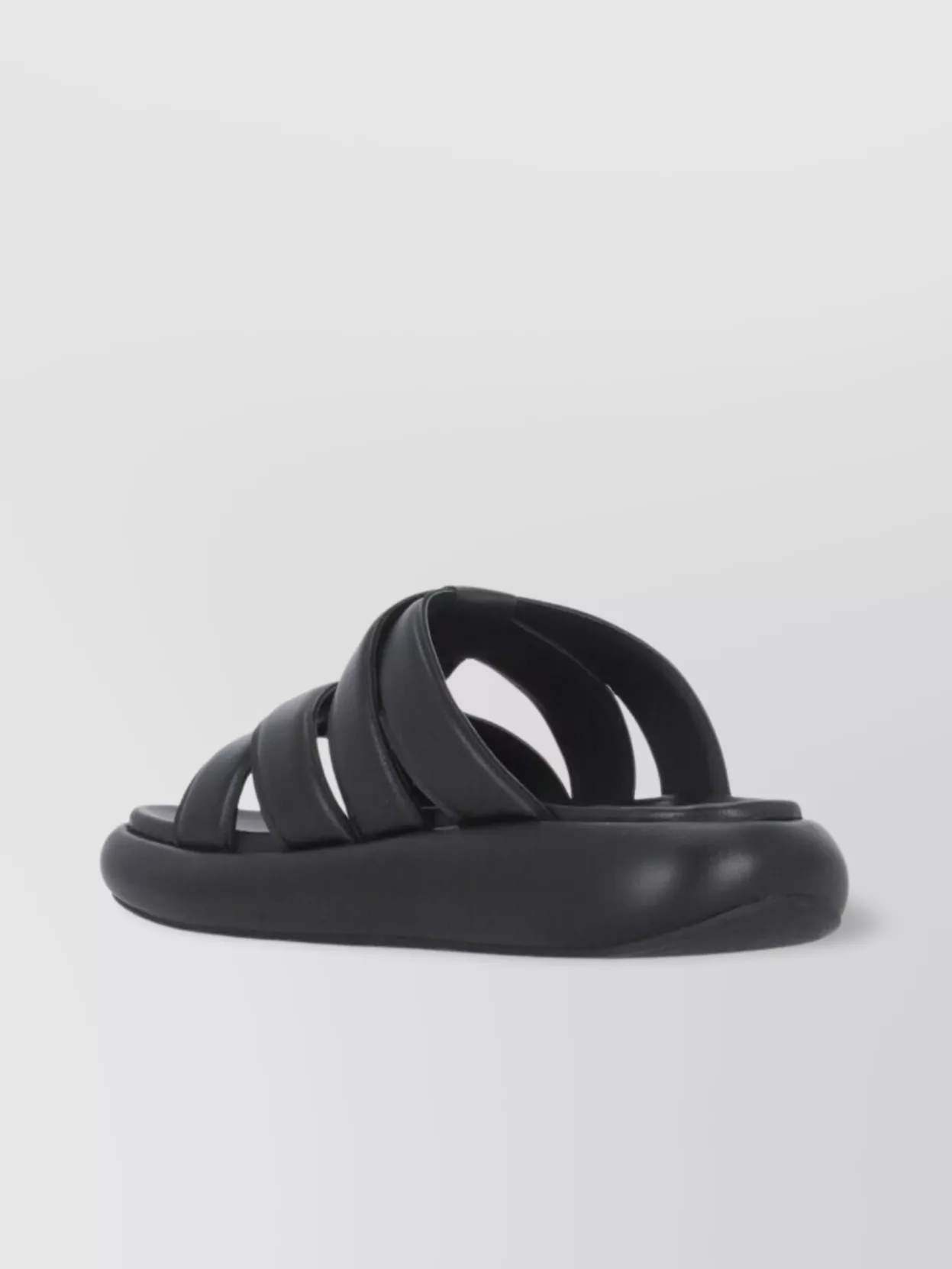 Ash Flat Sandals With Raised Sole And Strappy Upper