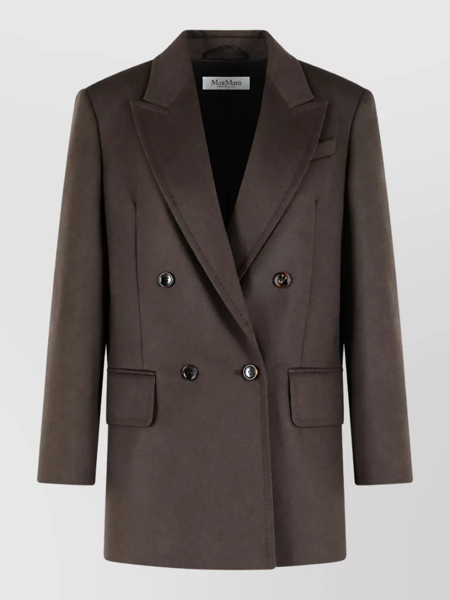 Max Mara camel hair double-breasted coat