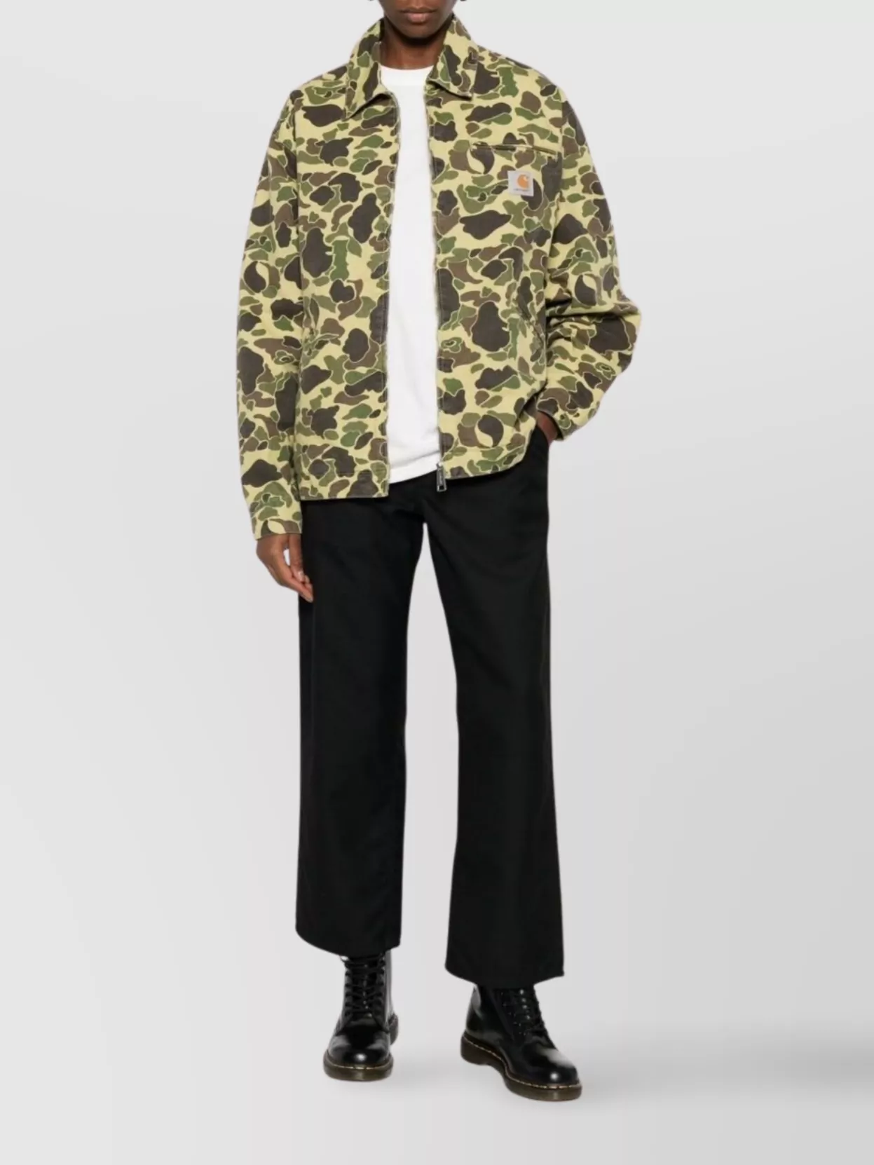 Carhartt Wip Camouflage Long Sleeve Collared Jacket
