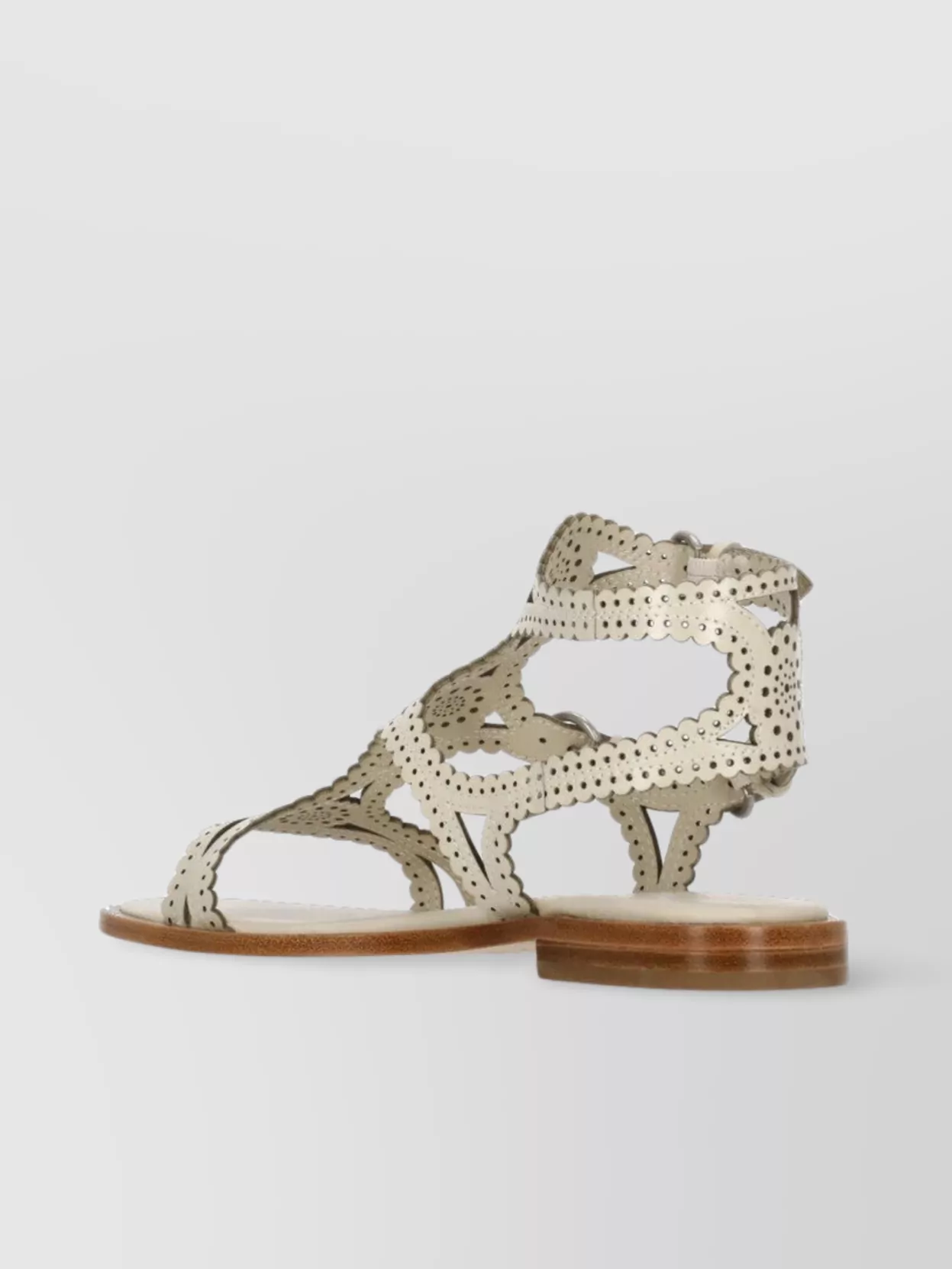 Ash Women's Round Toe Sandals With Cut-Out Design