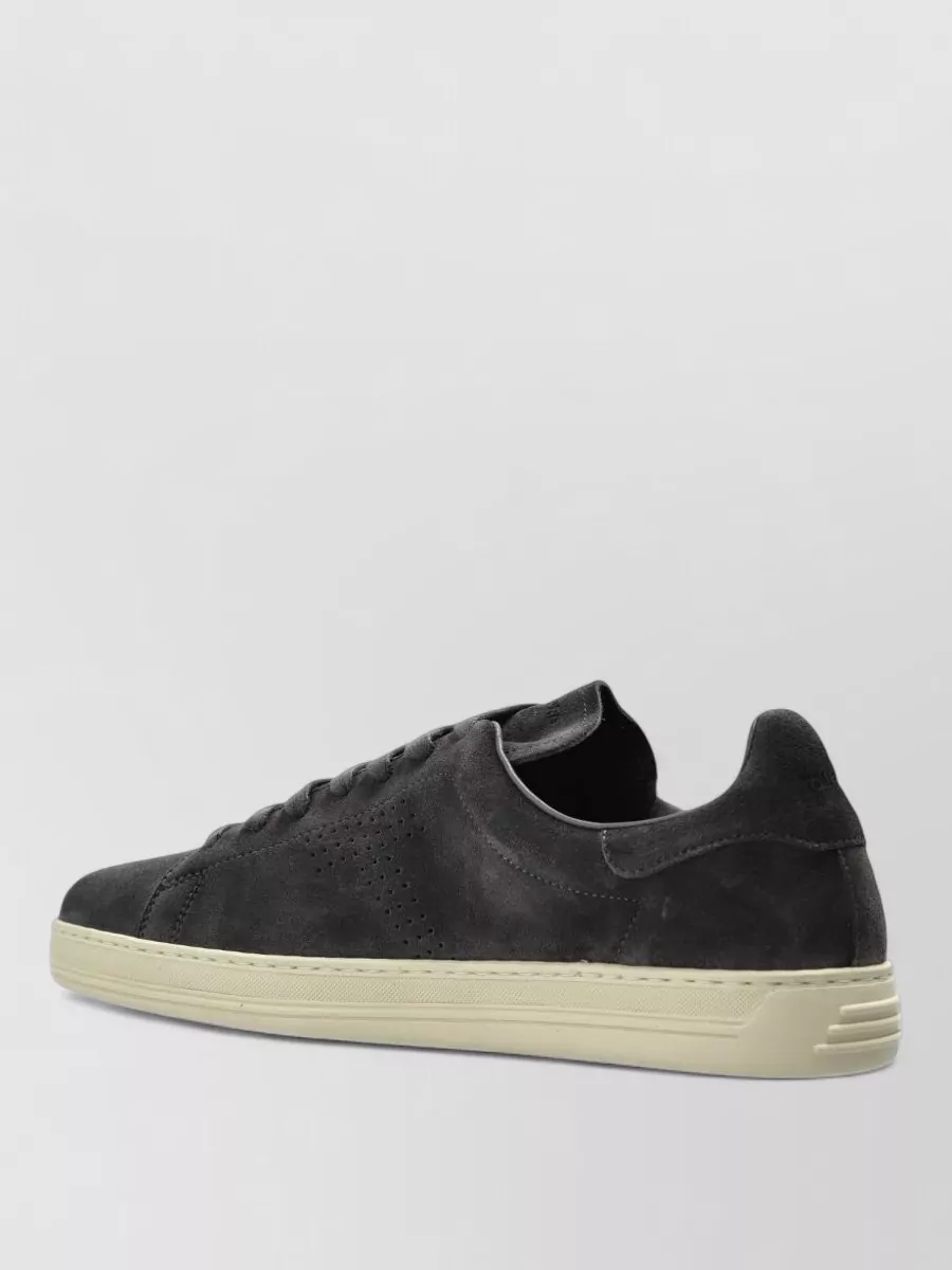 Tom Ford Leather Low-Top Sneakers