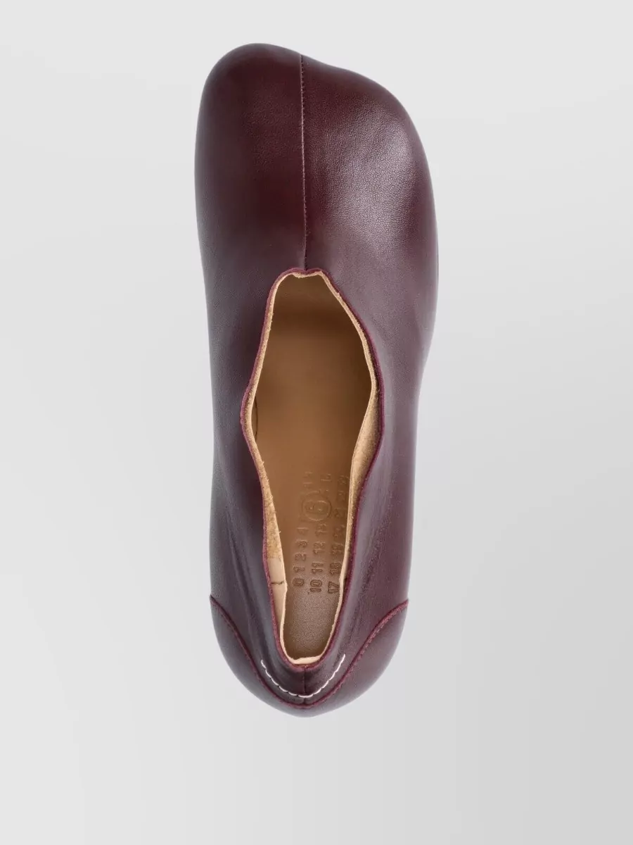 Mm6 Maison Margiela nappa leather Anatomic court shoes