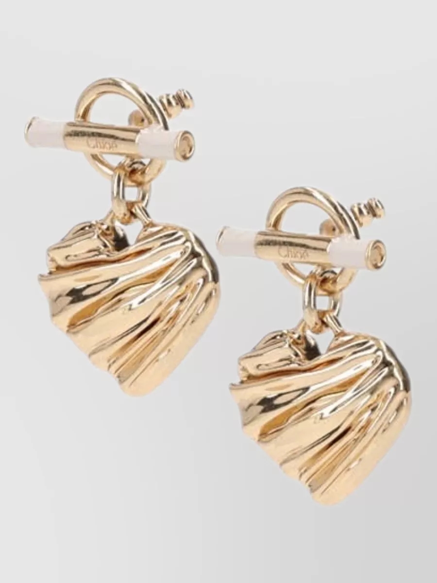 Chloé Brass Hoop Earrings