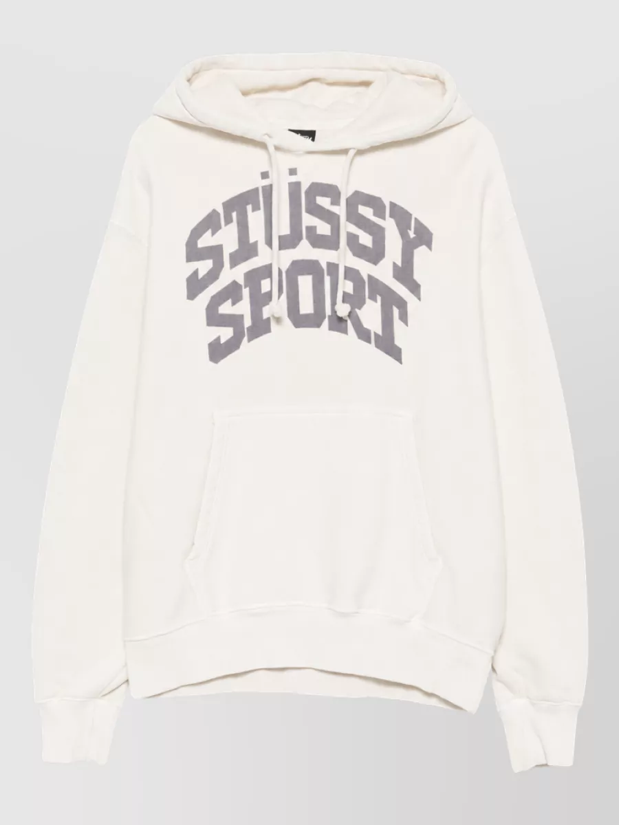 Stüssy Logo print cotton hoodie