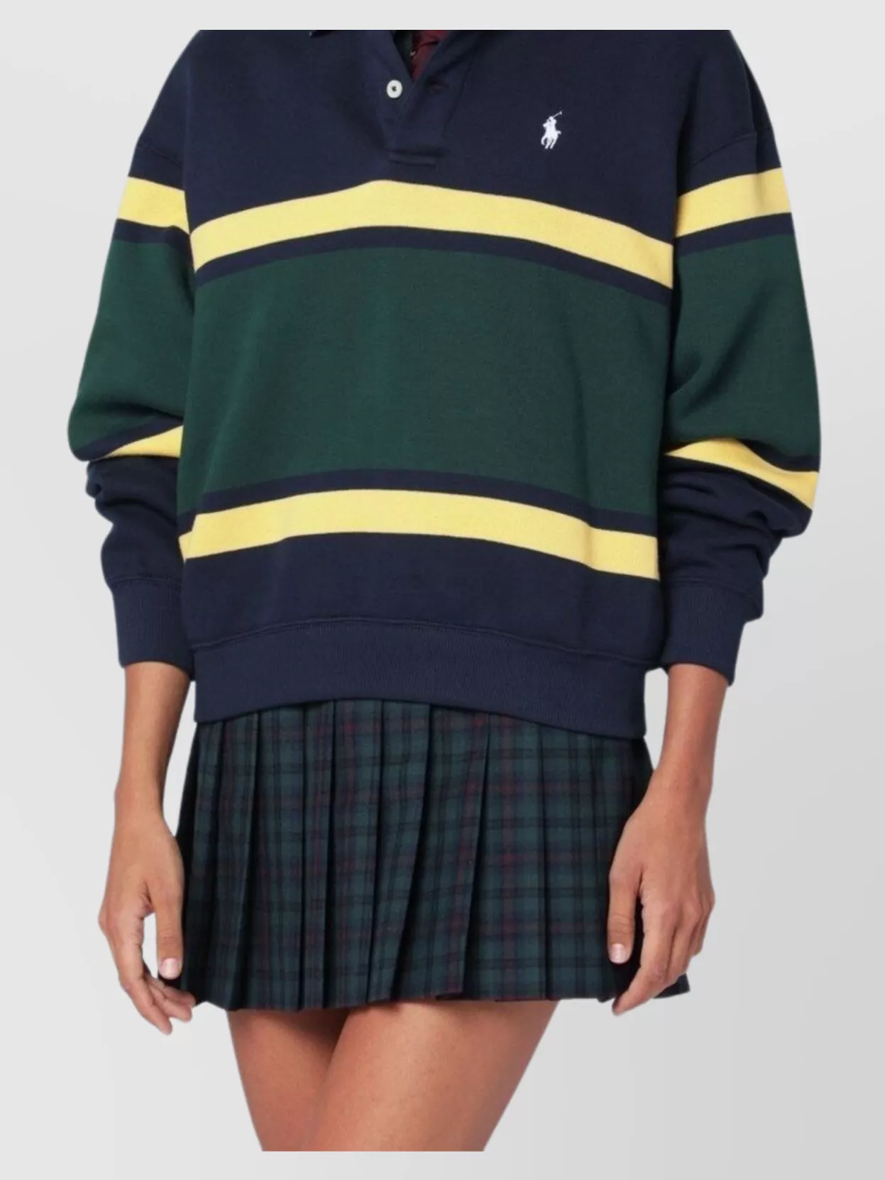 Polo Ralph Lauren Striped Long Sleeve Crew Neck Top