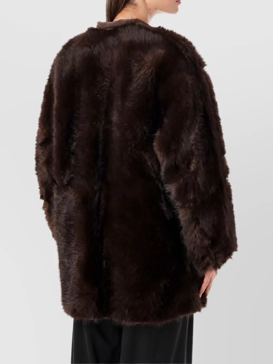 Urbancode Reversible Faux Fur Midi Coat