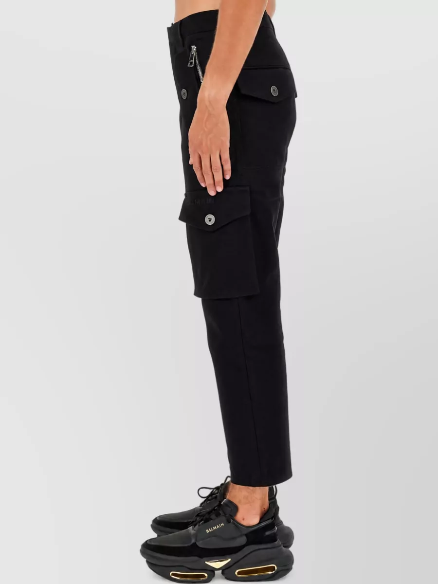 Balmain Cropped Cargo Trousers