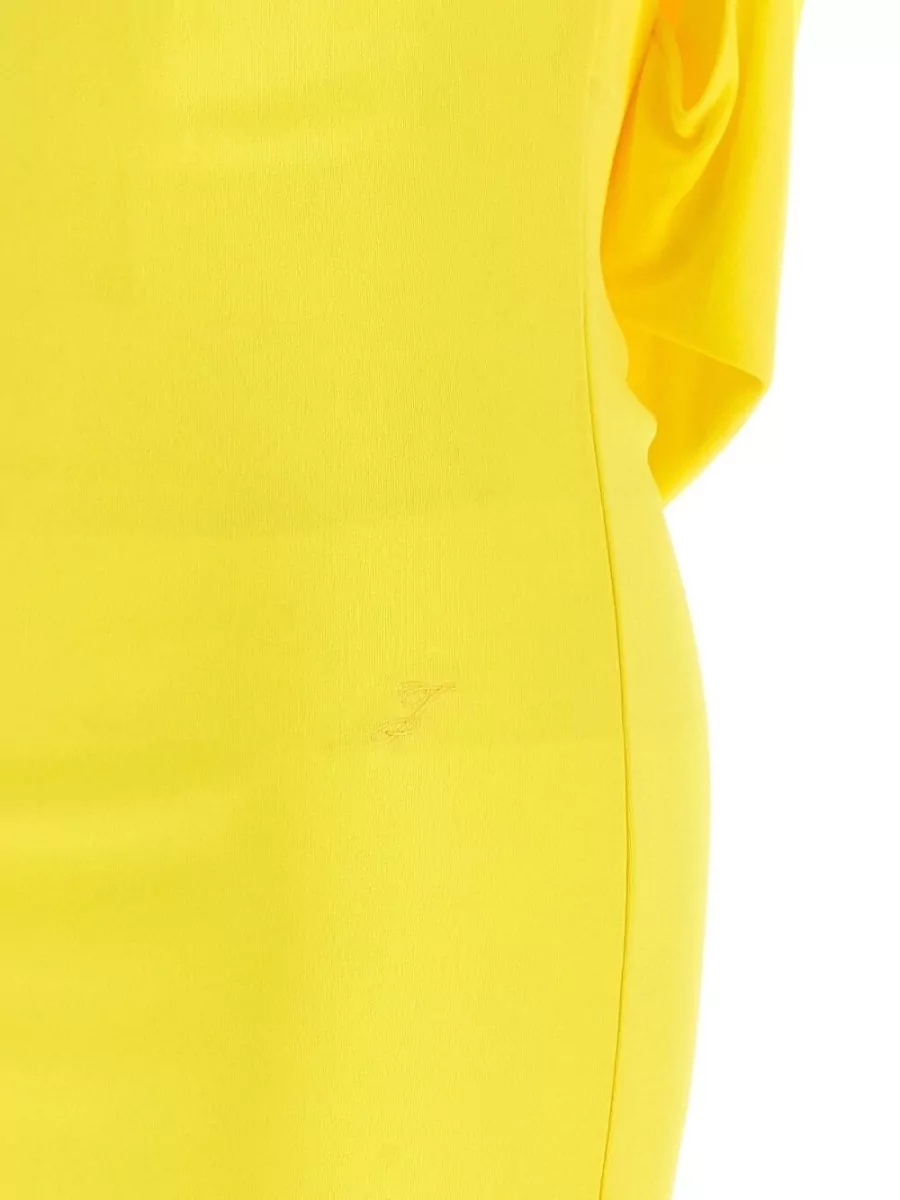 Jacquemus Draped V-Neck Mini Dress