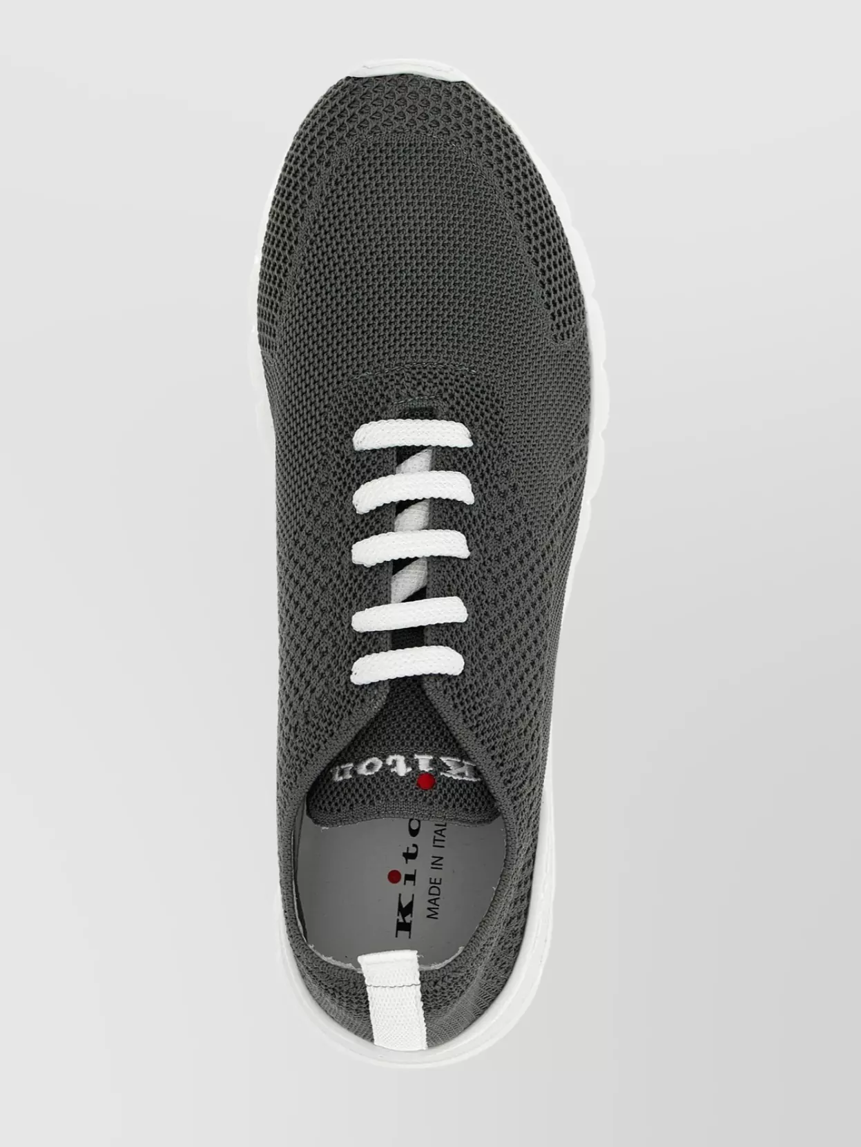 Kiton Mesh Upper Sneakers Featuring Pull Tab