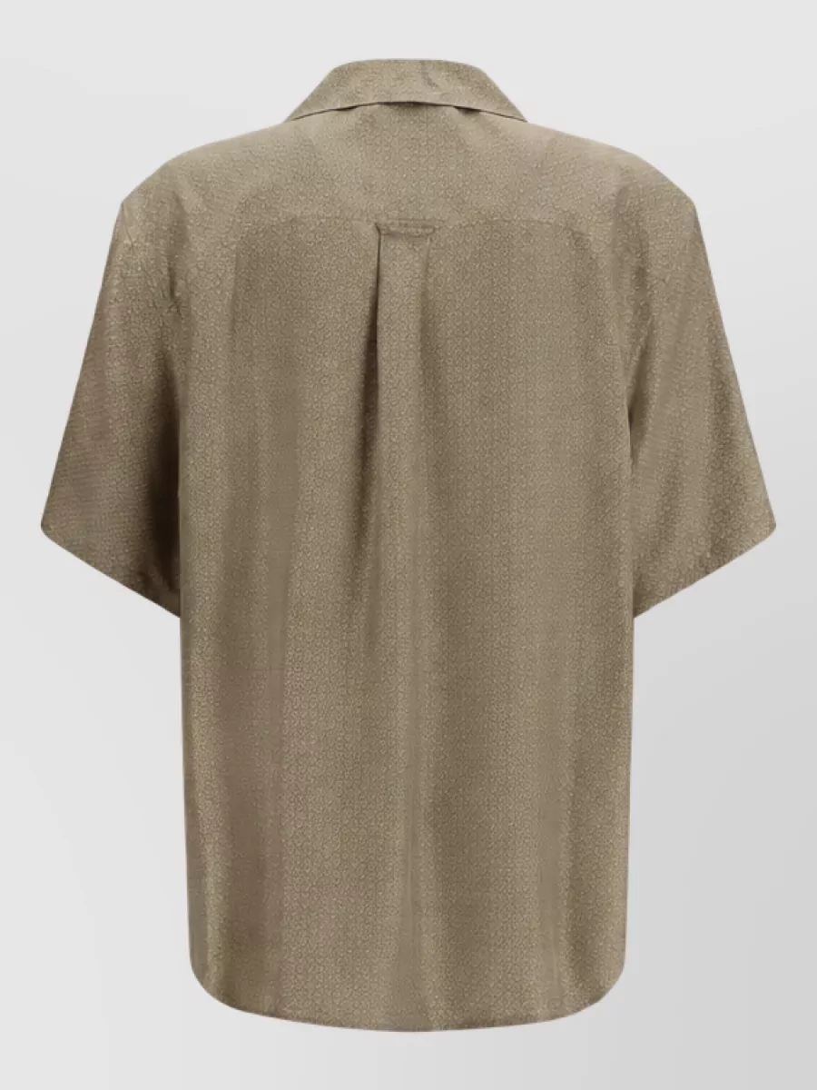 Saint Laurent Silk Pattern Shirt