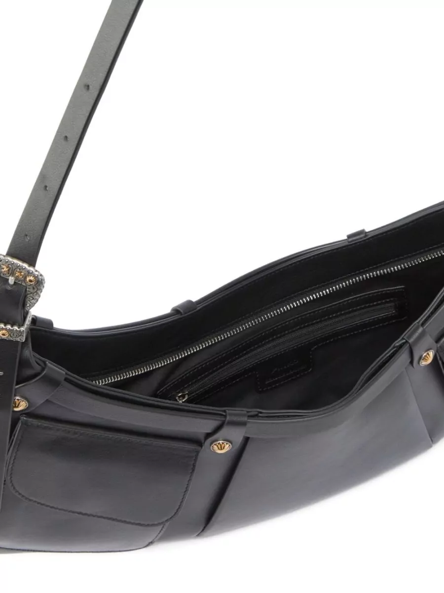 Pinko Large Leather Shoulder Bag