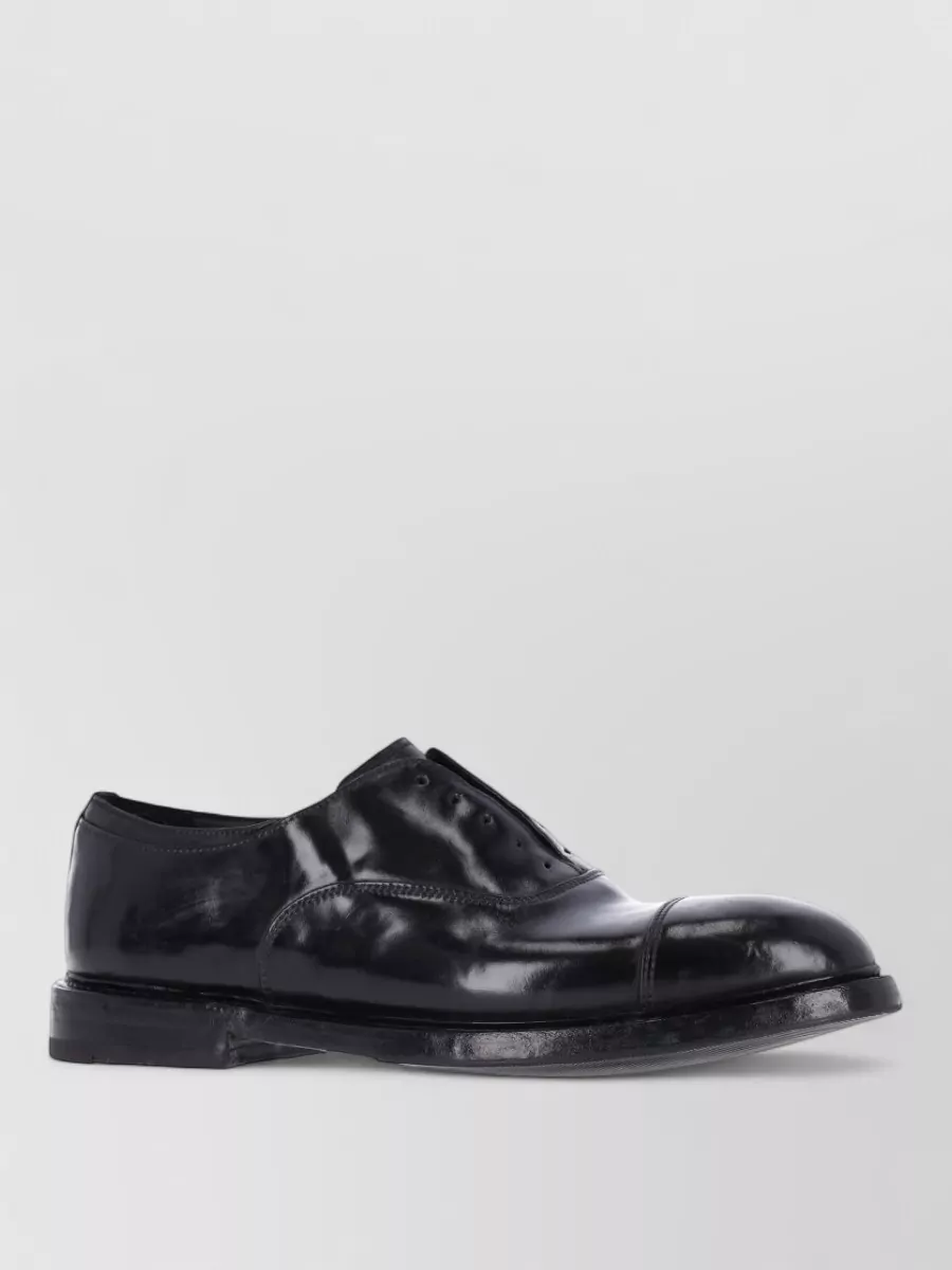 Premiata leather derby shoes