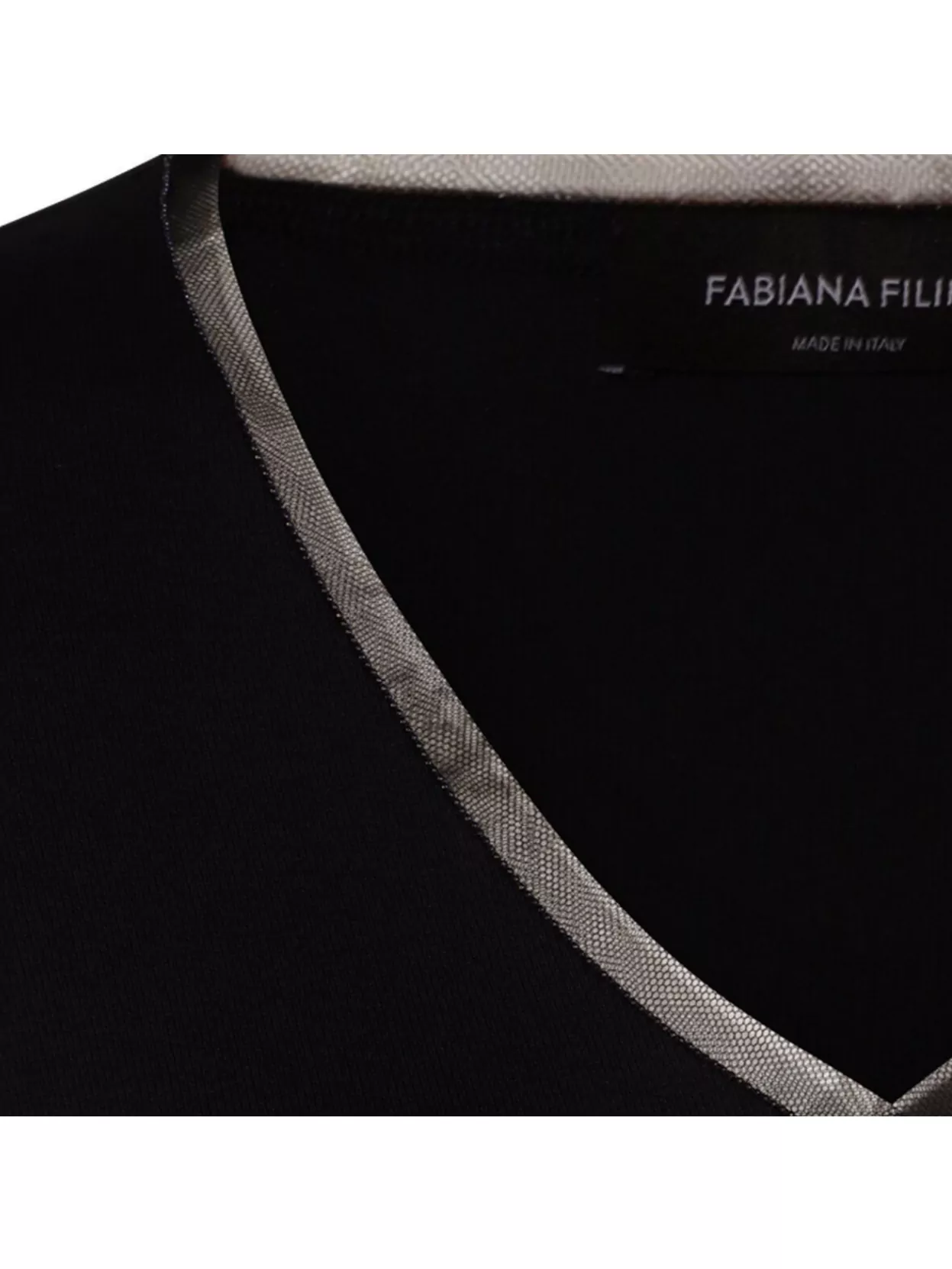 Fabiana Filippi Crewneck Knitwear Contrast Trim