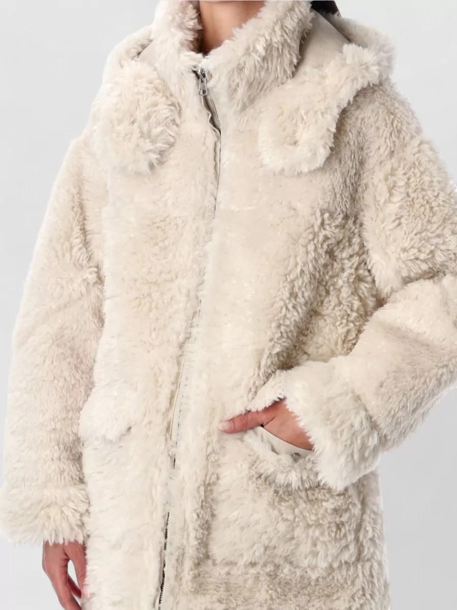Urbancode Reversible Faux Fur Hooded Coat