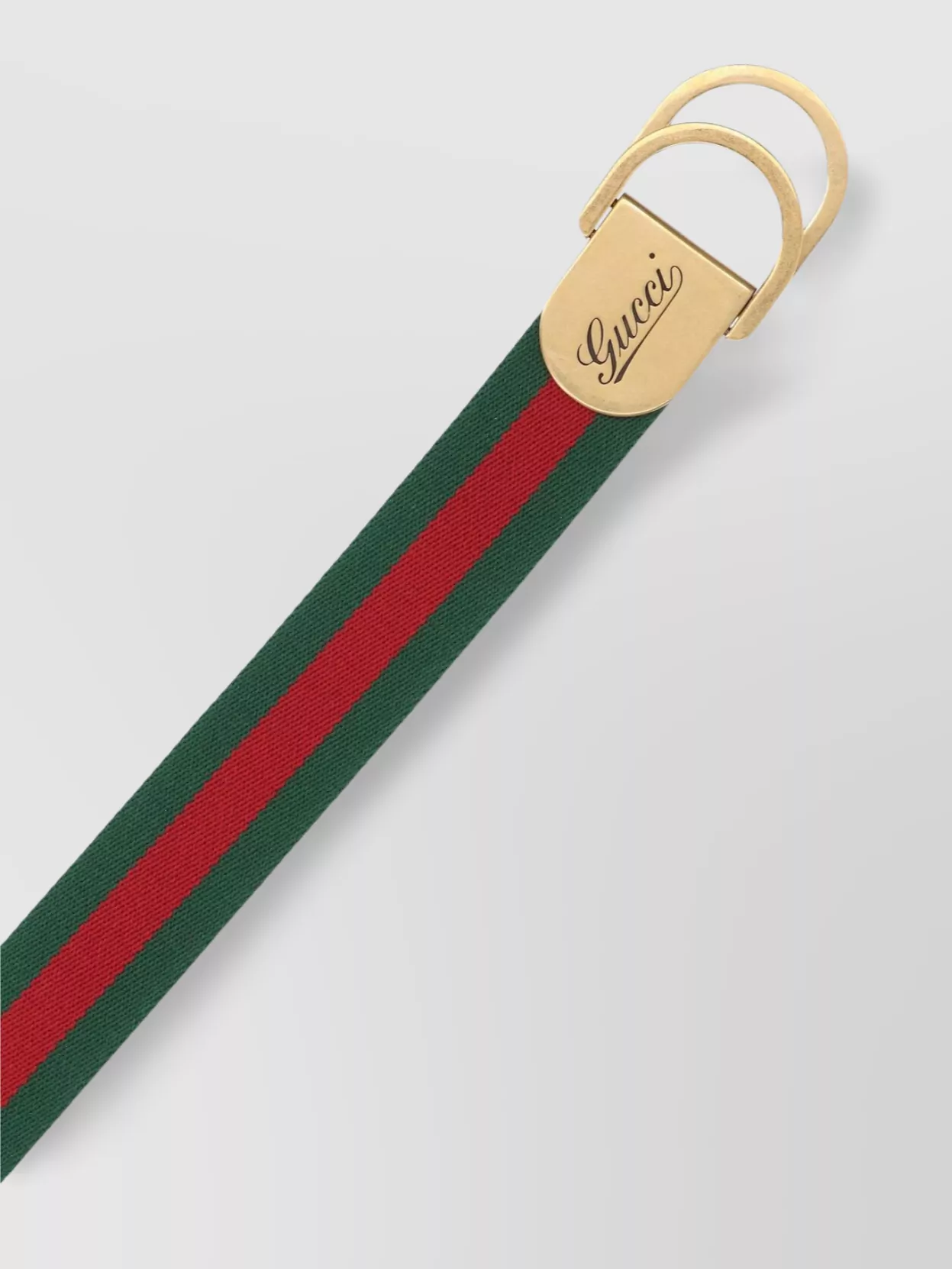 Gucci Striped Signature Hardware Belt