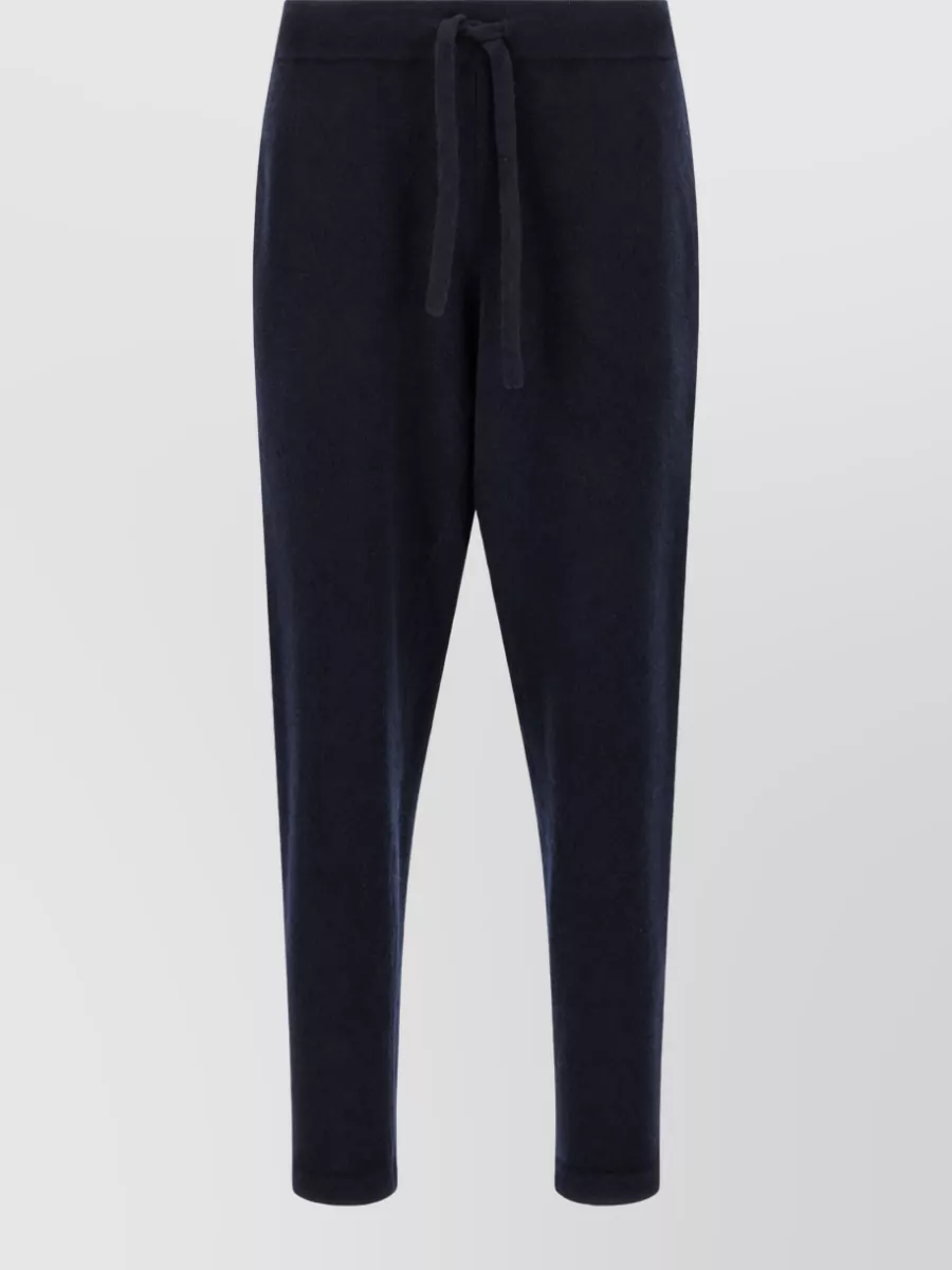 Roberto Collina merino wool tapered knit joggers