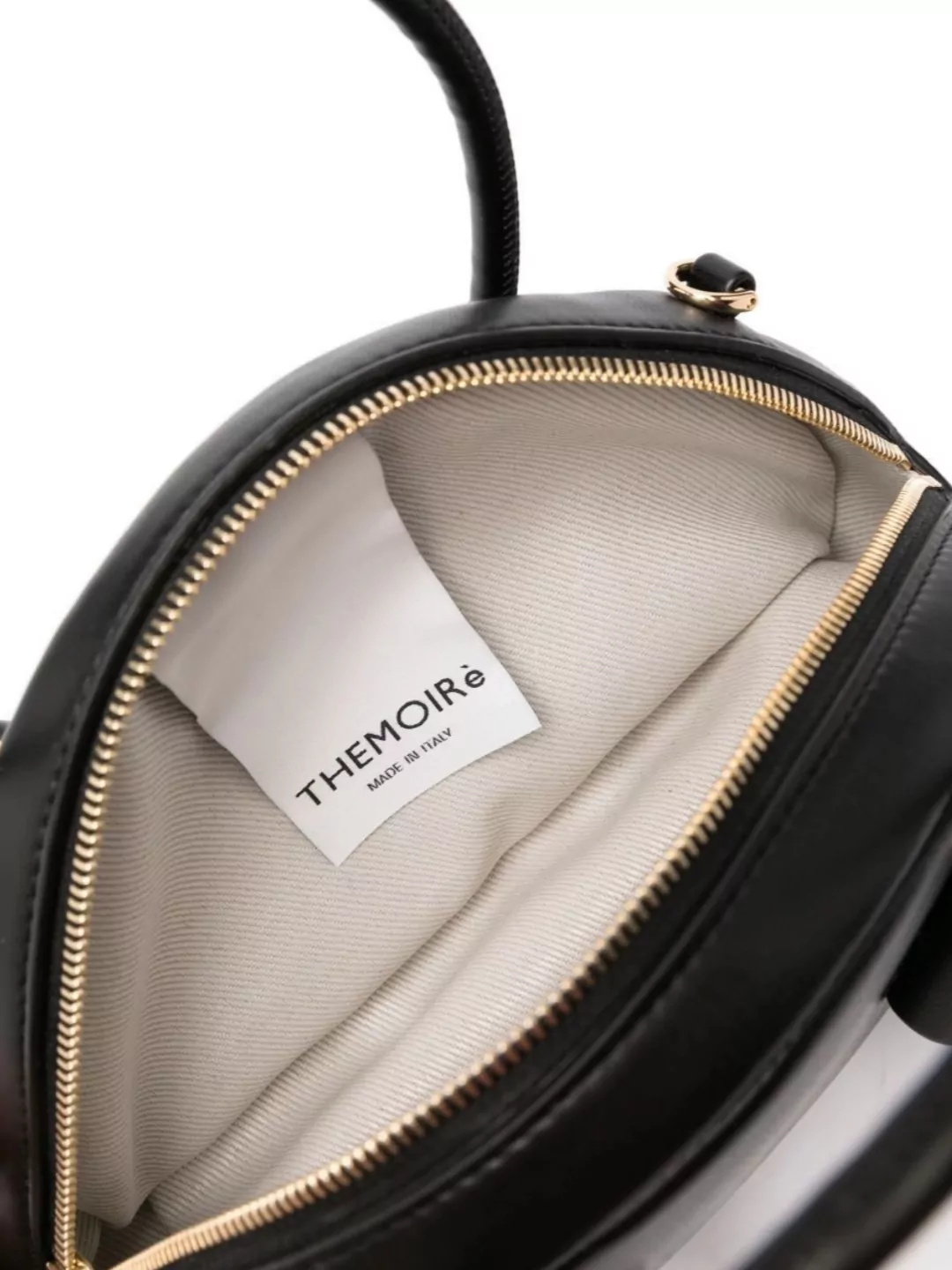 Themoiré Faux Leather Tote Bag With Gold-Tone Hardware