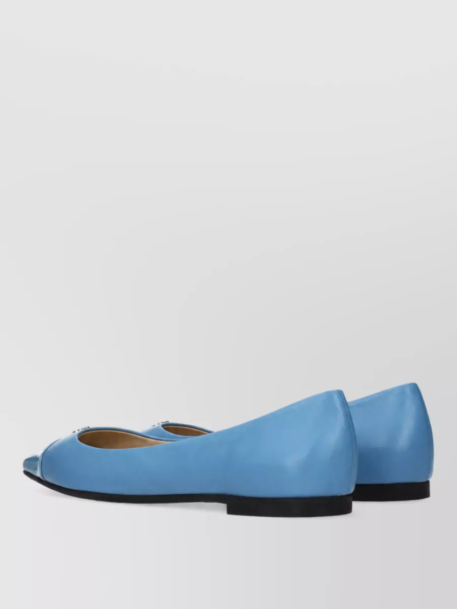 Jimmy Choo Leather Ballerina Flats