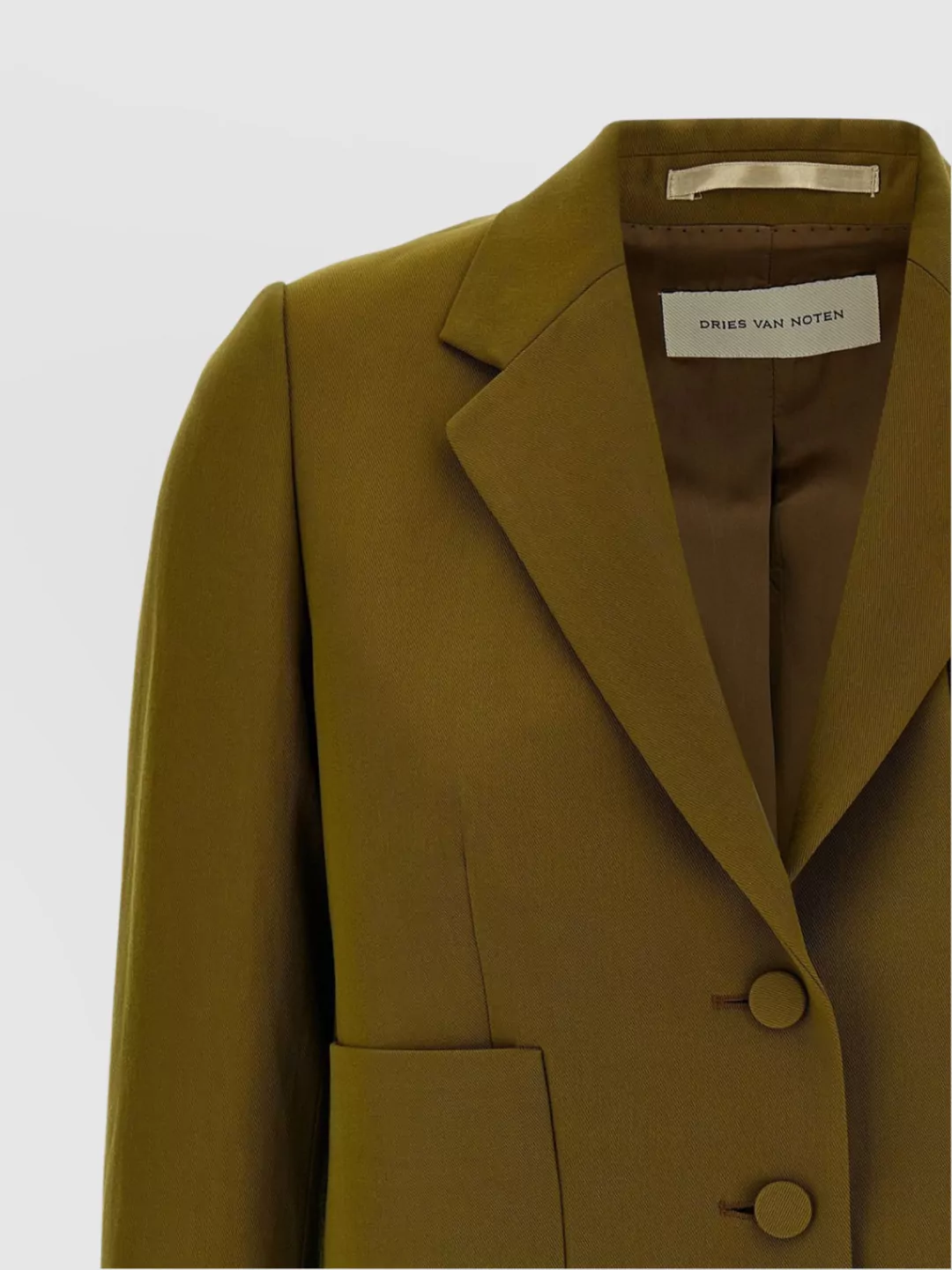 Dries Van Noten 'bamis' Blazer Featuring Buttoned Cuffs