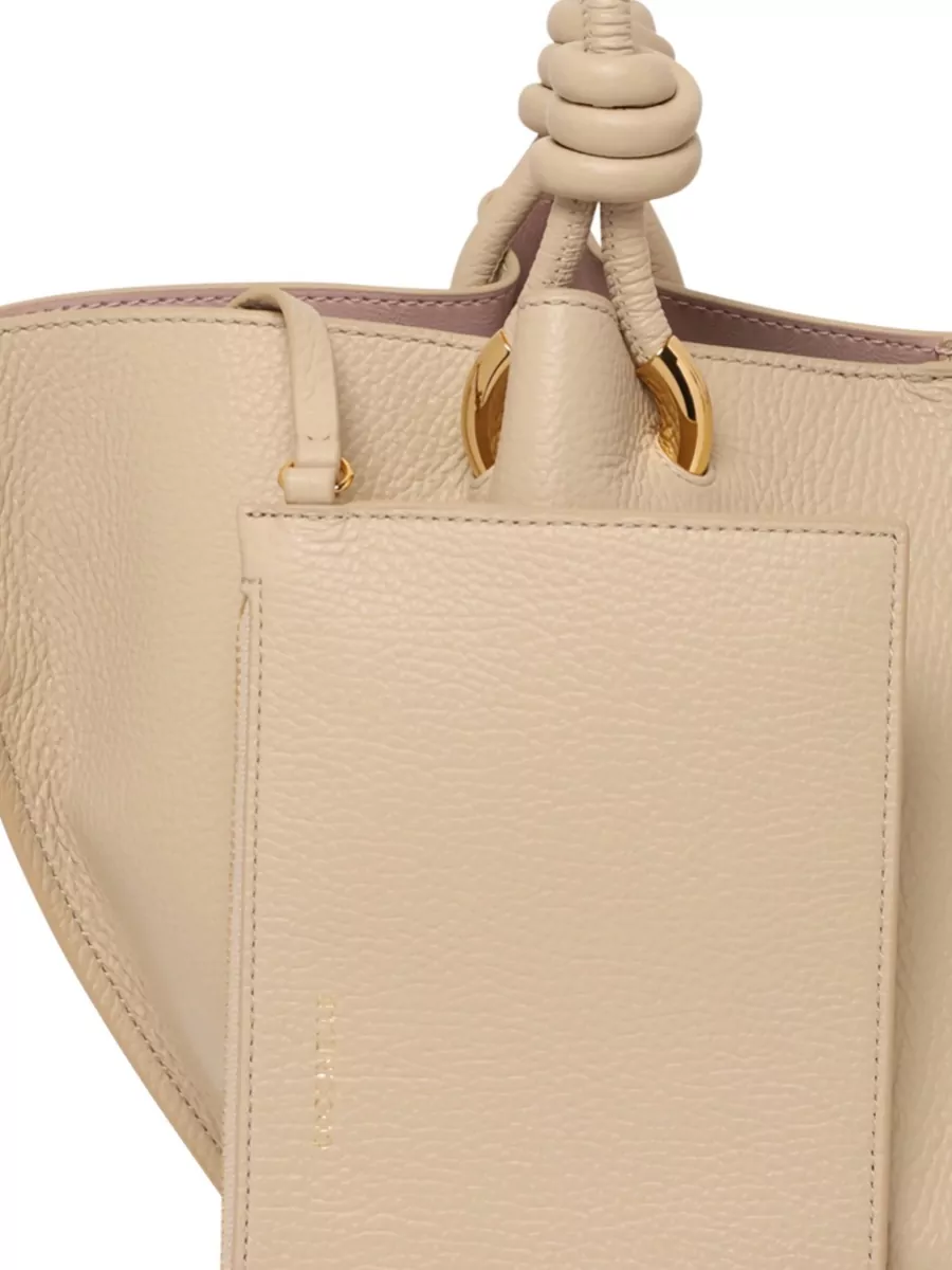 Coccinelle Finn Tote Bag Knotted Handles Hardware