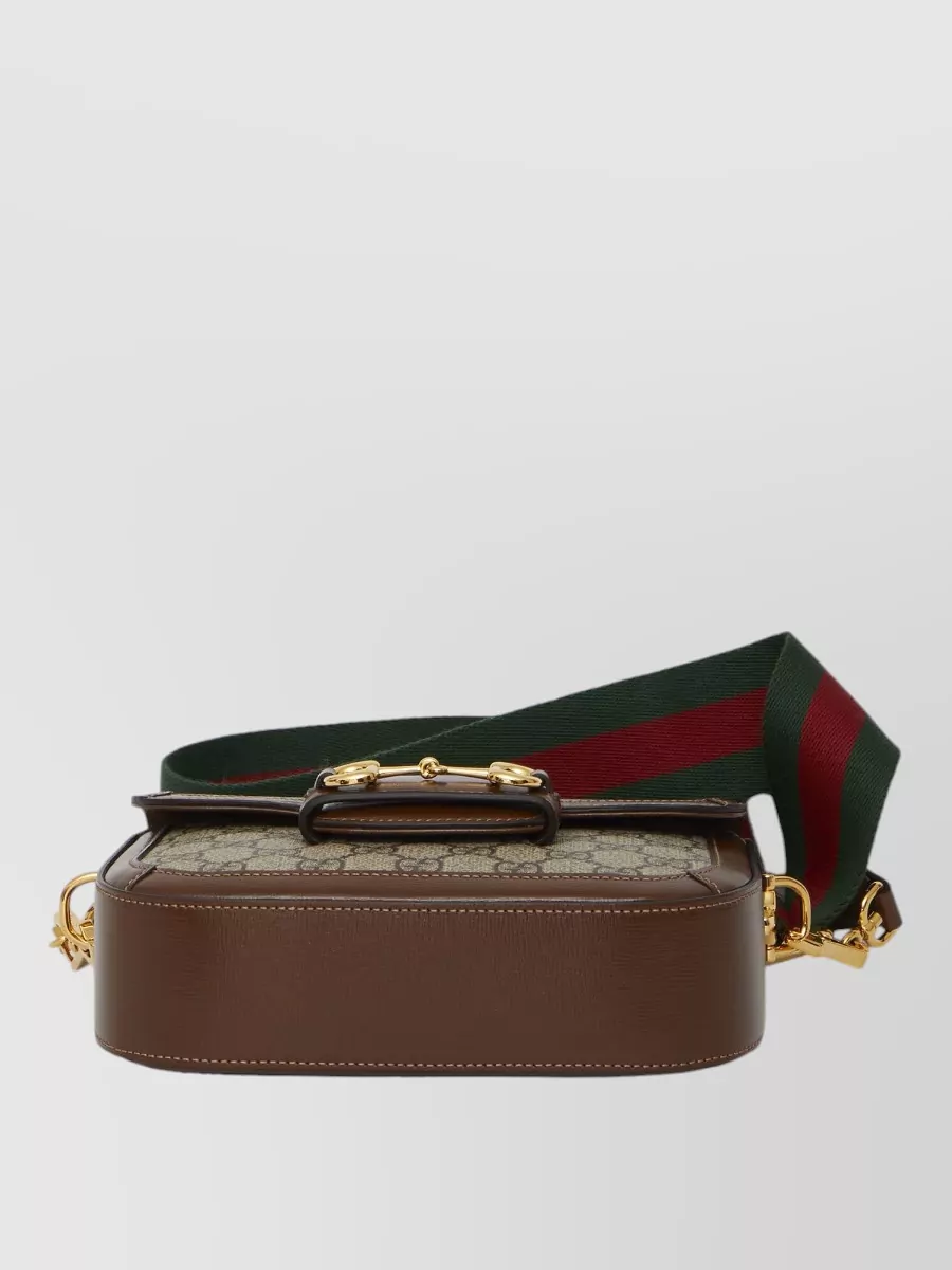 Gucci Horsebit 1955 Mini Canvas Crossbody Bag