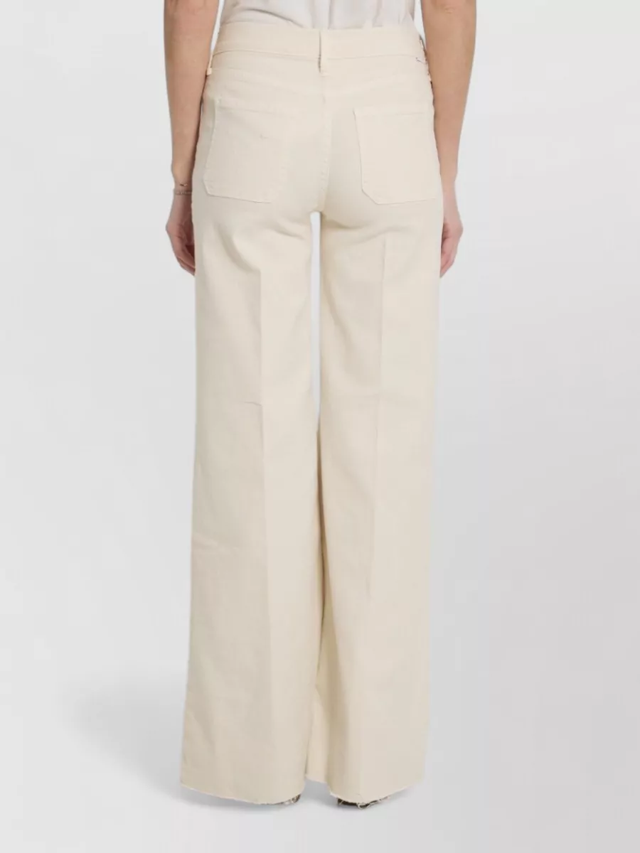 Mother Denim Mid-Rise Wide-Leg Jeans