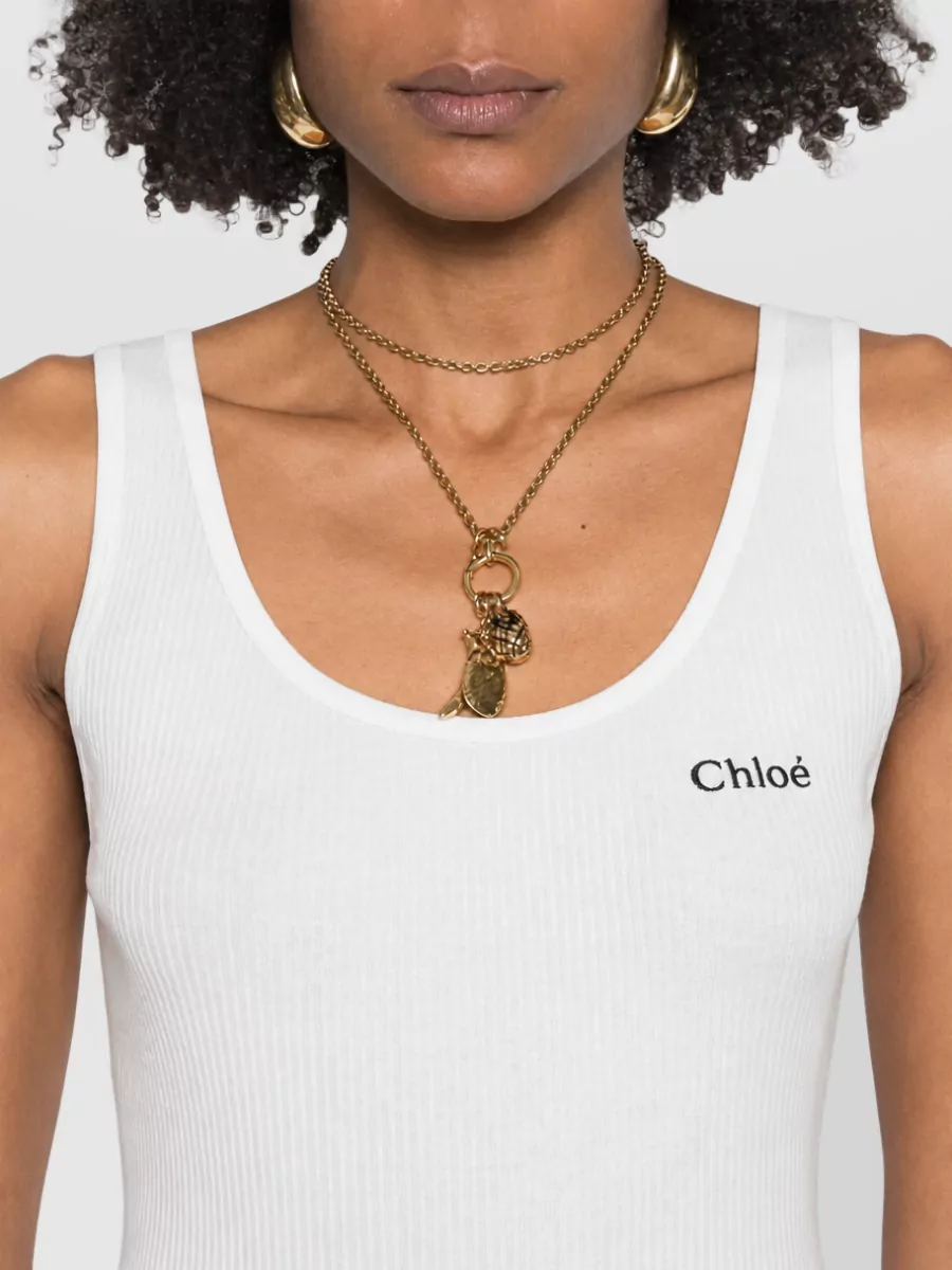 Chloé Ribbed Tank Top