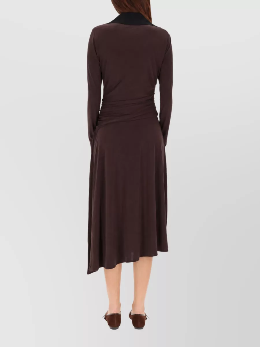 Tory Burch Asymmetric Midi Dress